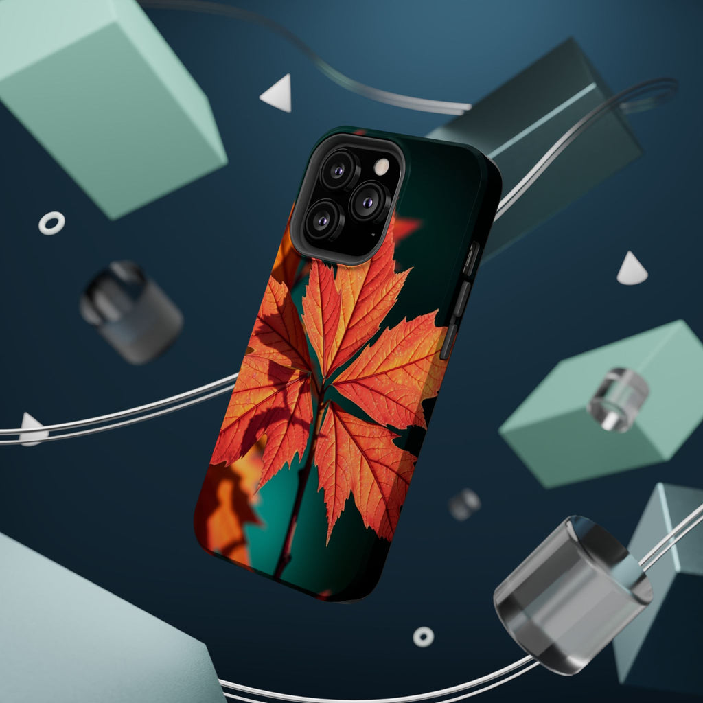 iPhone Autumn Maple Electric Art 15 Slim Everyday Designer Case · iPhone Case