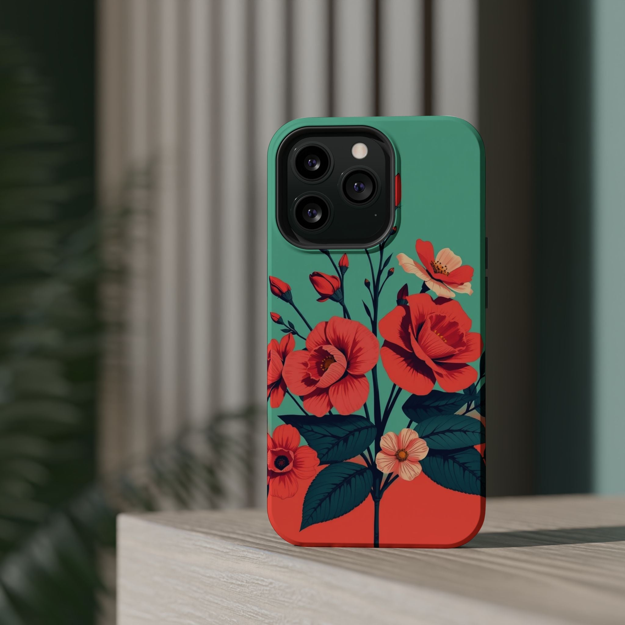 iPhone Pin-up Floral Cinematic Art Bold Modern Everyday Snap Case · iPhone Case