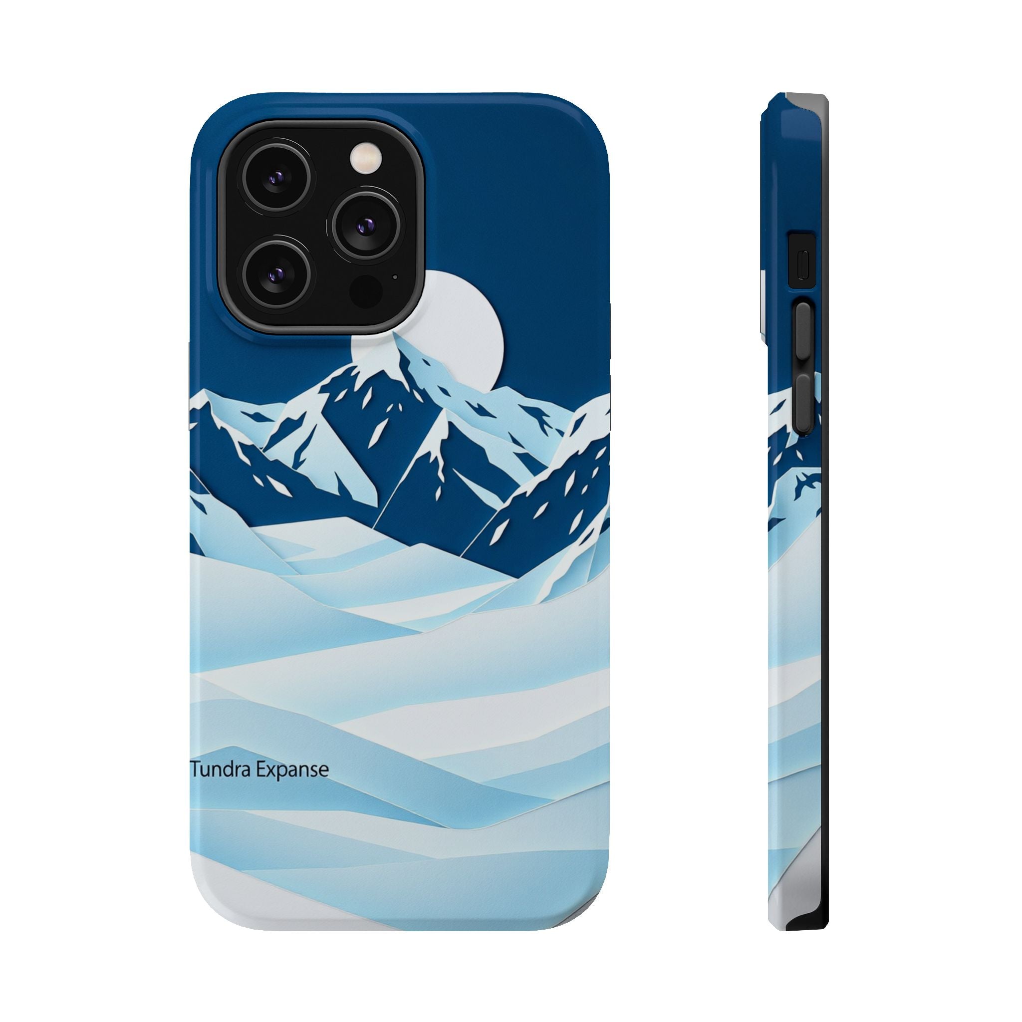 iPhone Midnight Blue And Silver Tundra Expanse Clean iPhone 12 Minimal · iPhone