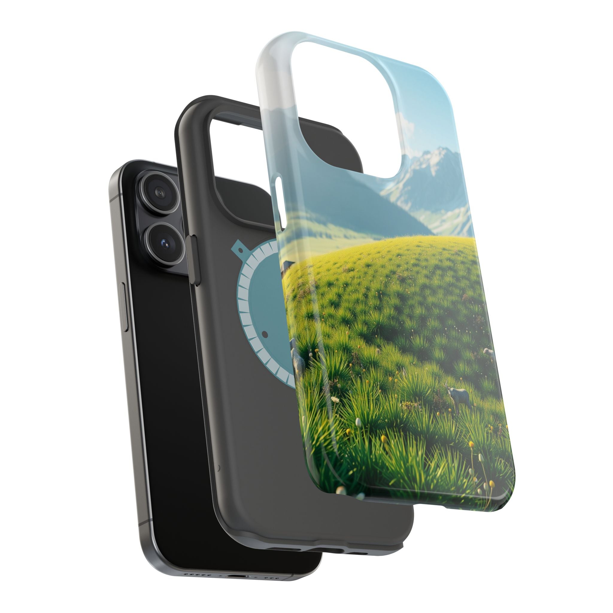 iPhone Vibrant Alpine Meadow Design Slim Everyday Designer Case · iPhone Case