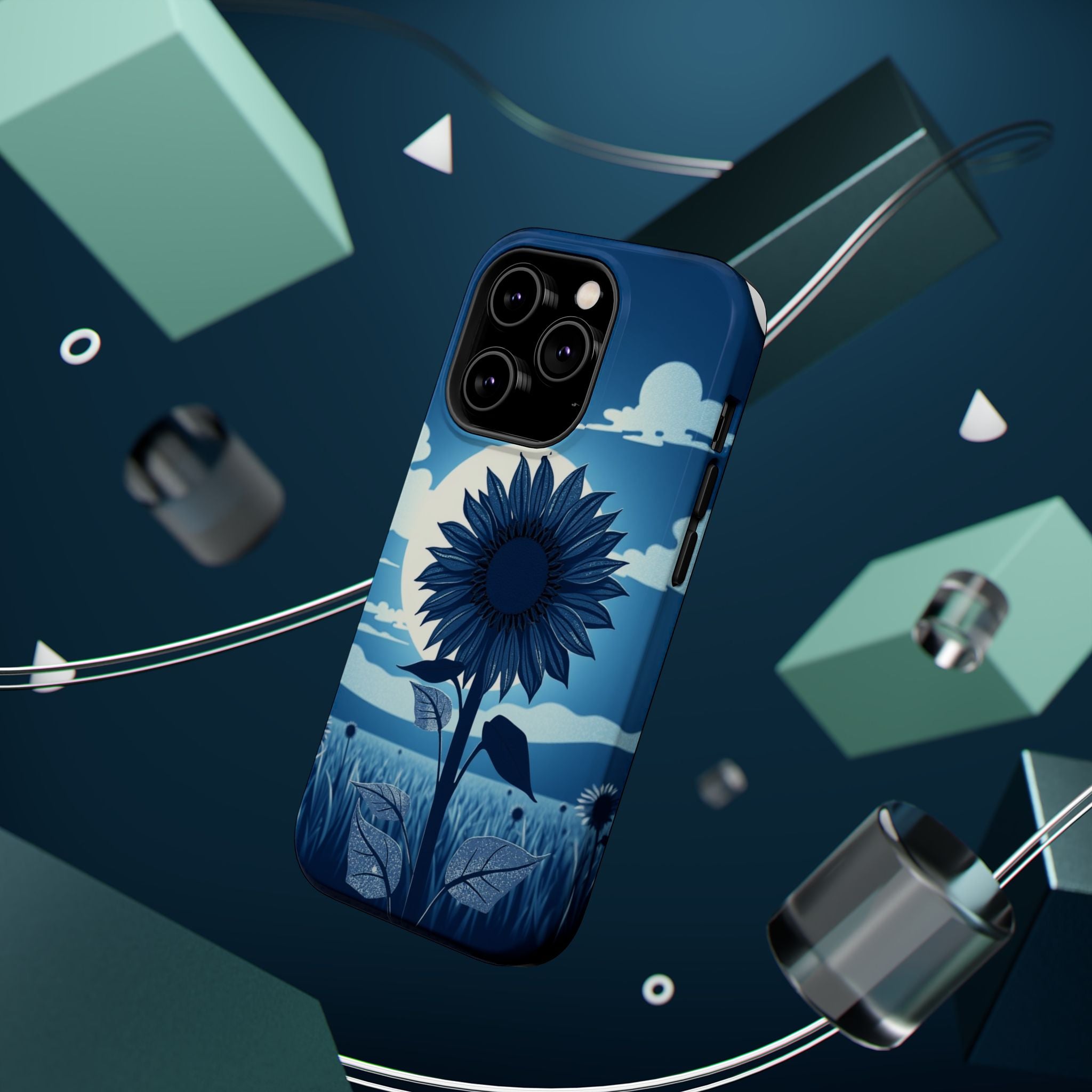 iPhone Sunflower Prairie Paper Cut Art Slim Everyday Designer Case · iPhone Case