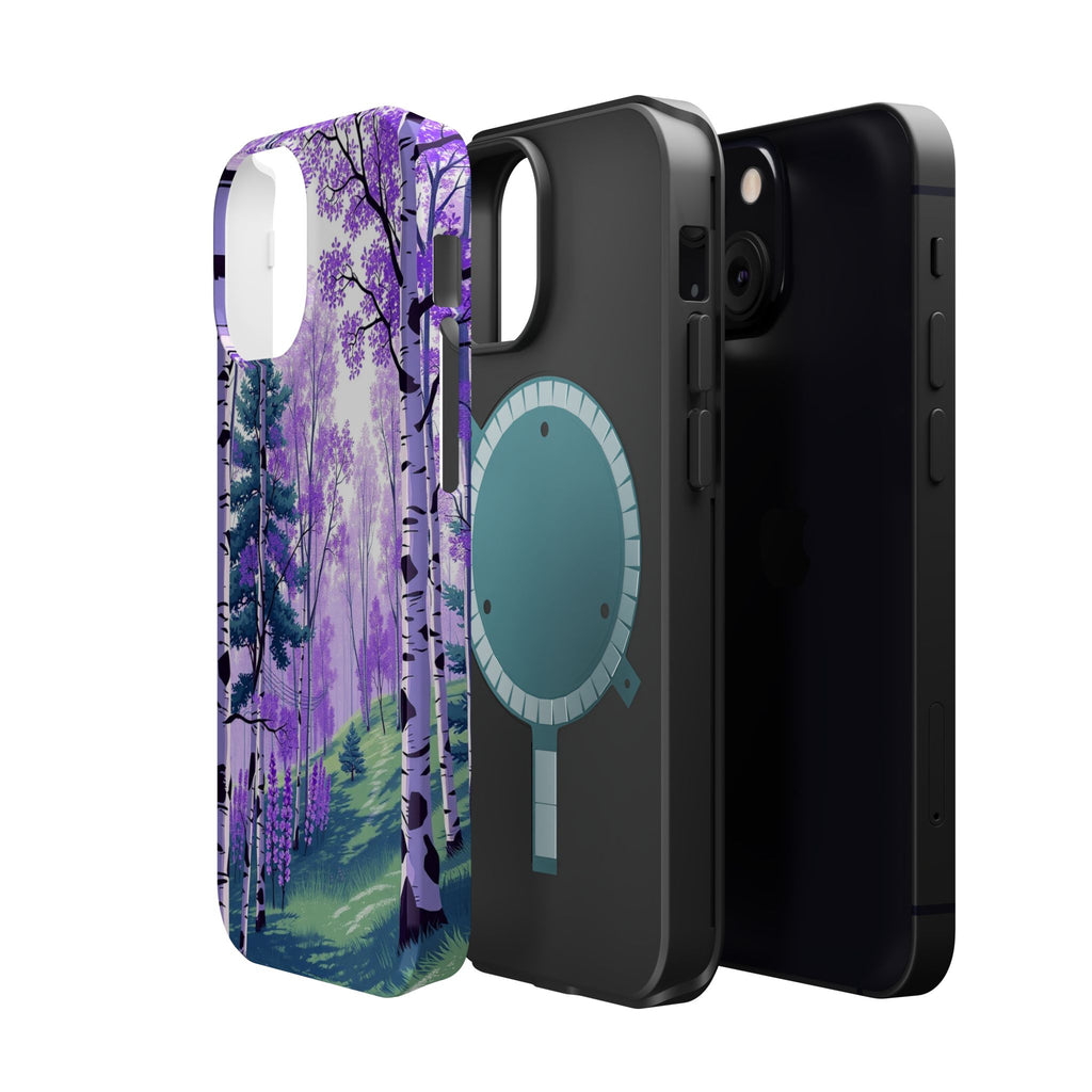 iPhone Birch Grove Electric Art Slim Everyday Designer Case · iPhone Case