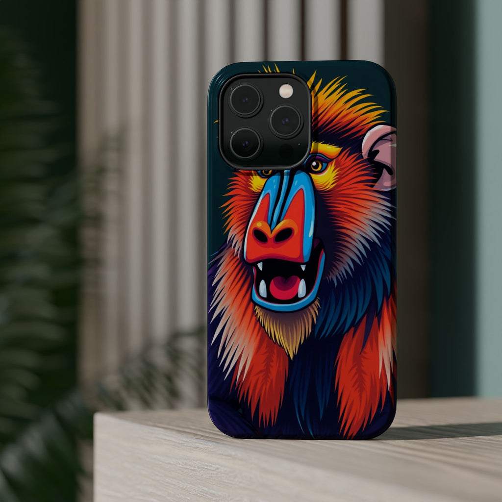 iPhone Mandrill Colorful Face Kids Fun iPhone Phone Case Gift Slim · iPhone Case