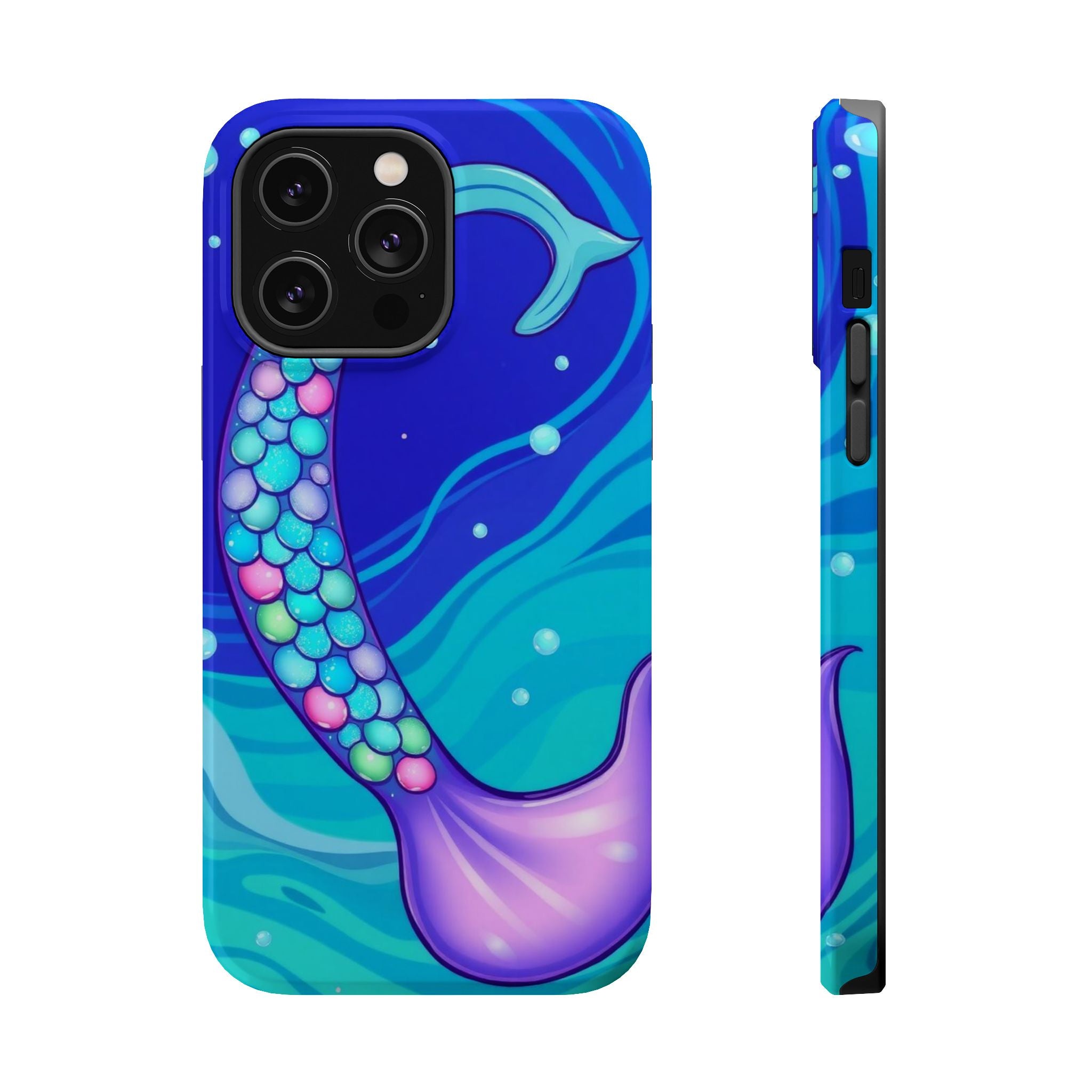 iPhone Mermaid Tail Swirl Kids Fun iPhone Phone Case Gift Artistic · iPhone Case