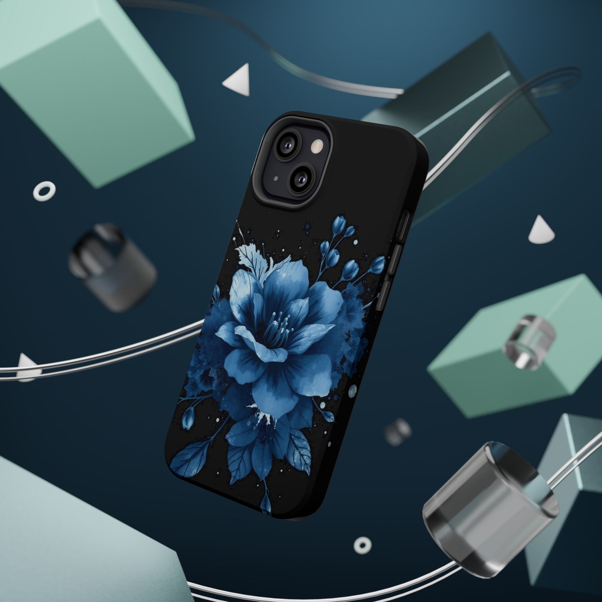 iPhone Serene Floral Watercolor Splash Design Slim Everyday Designer · iPhone Ca