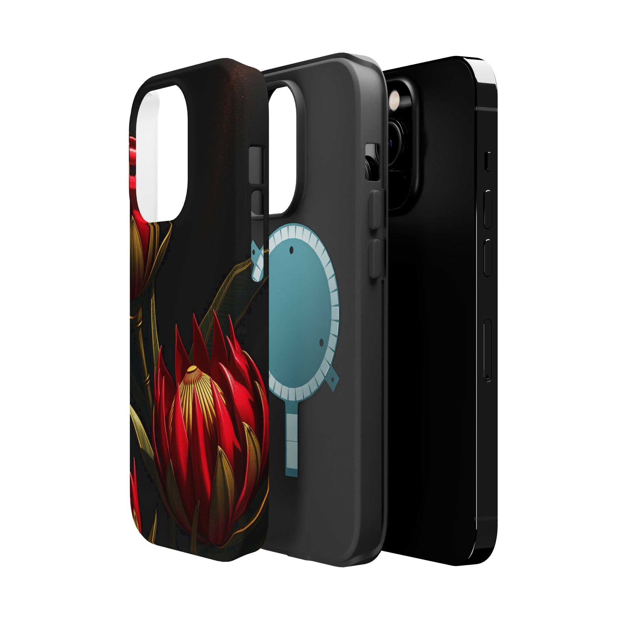 iPhone Protea Bold Gold Foil Luxury Slim Everyday Designer Case · iPhone Case