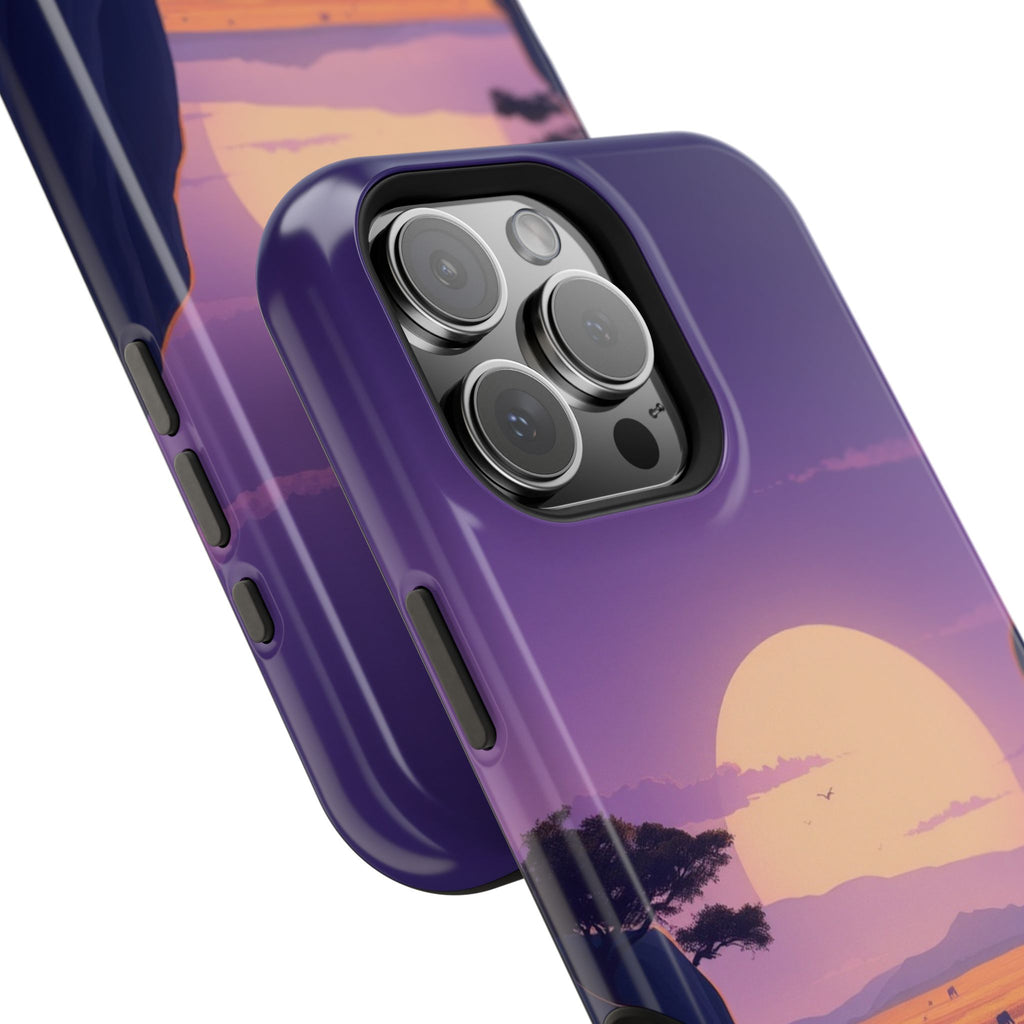 iPhone Lavender And Pearl Savanna Horizon Slim iPhone 18 Everyday · iPhone Case