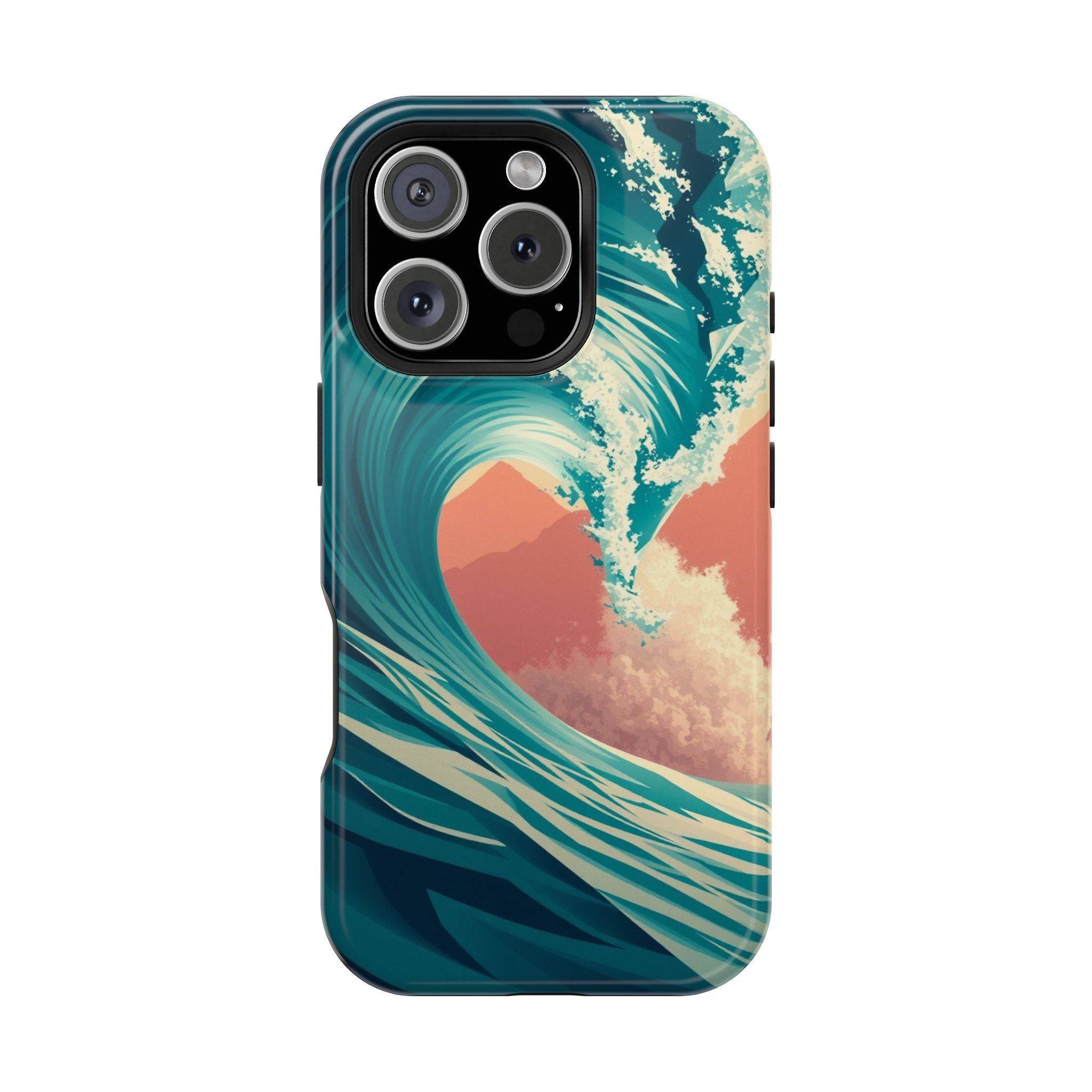 iPhone Ocean Wave Crash Cinematic Art Slim Everyday Designer Case · iPhone Case