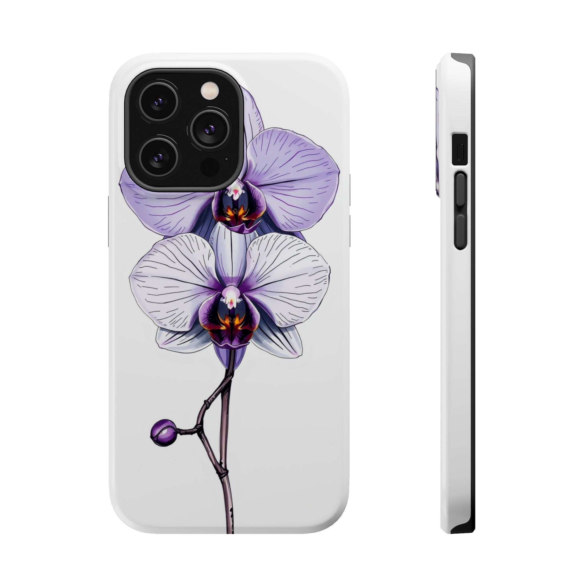 iPhone Orchid Study Hand-Drawn Sketch Slim Everyday Designer Case · iPhone Case