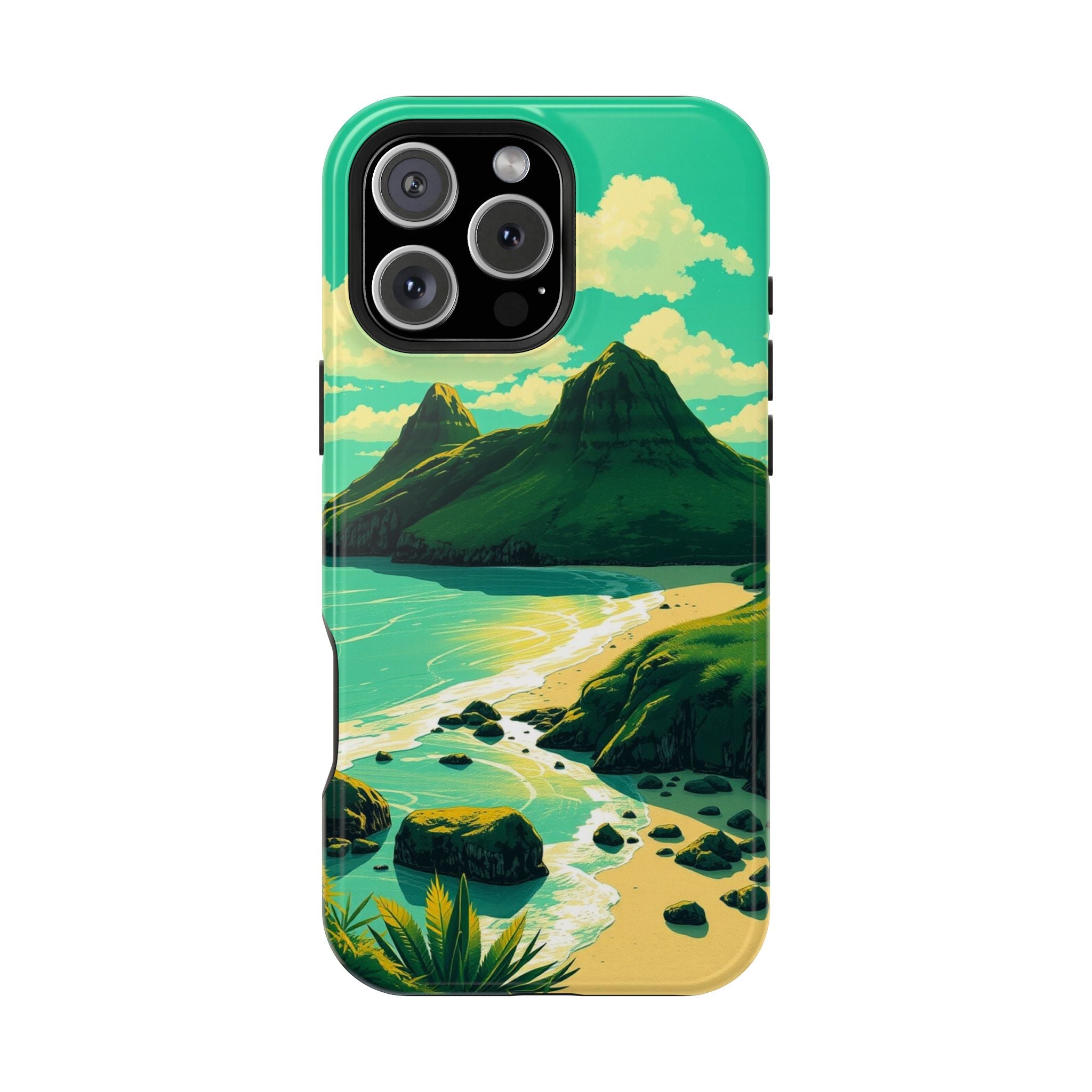 iPhone Hibiscus Coast Hand-Drawn Sketch Slim Everyday iPhone Designer · iPhone C