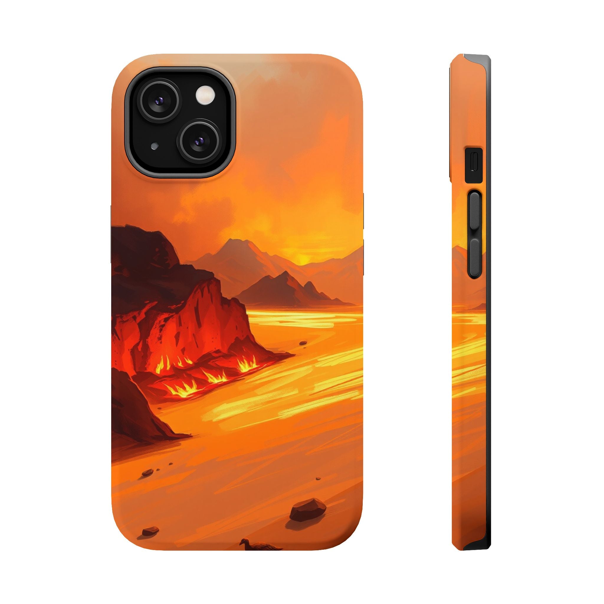 iPhone Burnt Orange And Sand Wildfire Glow Slim iPhone Everyday · iPhone Case