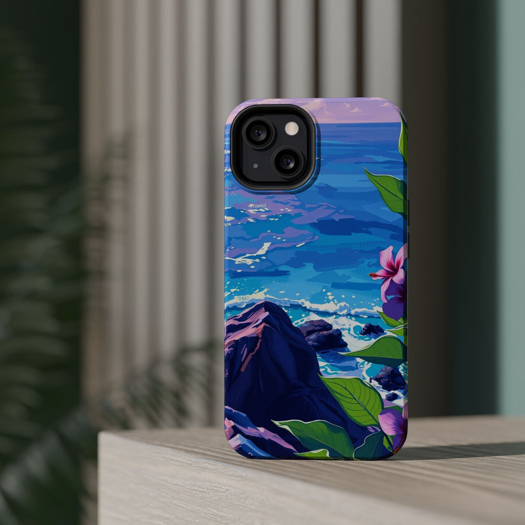 iPhone Hibiscus Coast Enchanted Art Slim Everyday Designer Case · iPhone Case