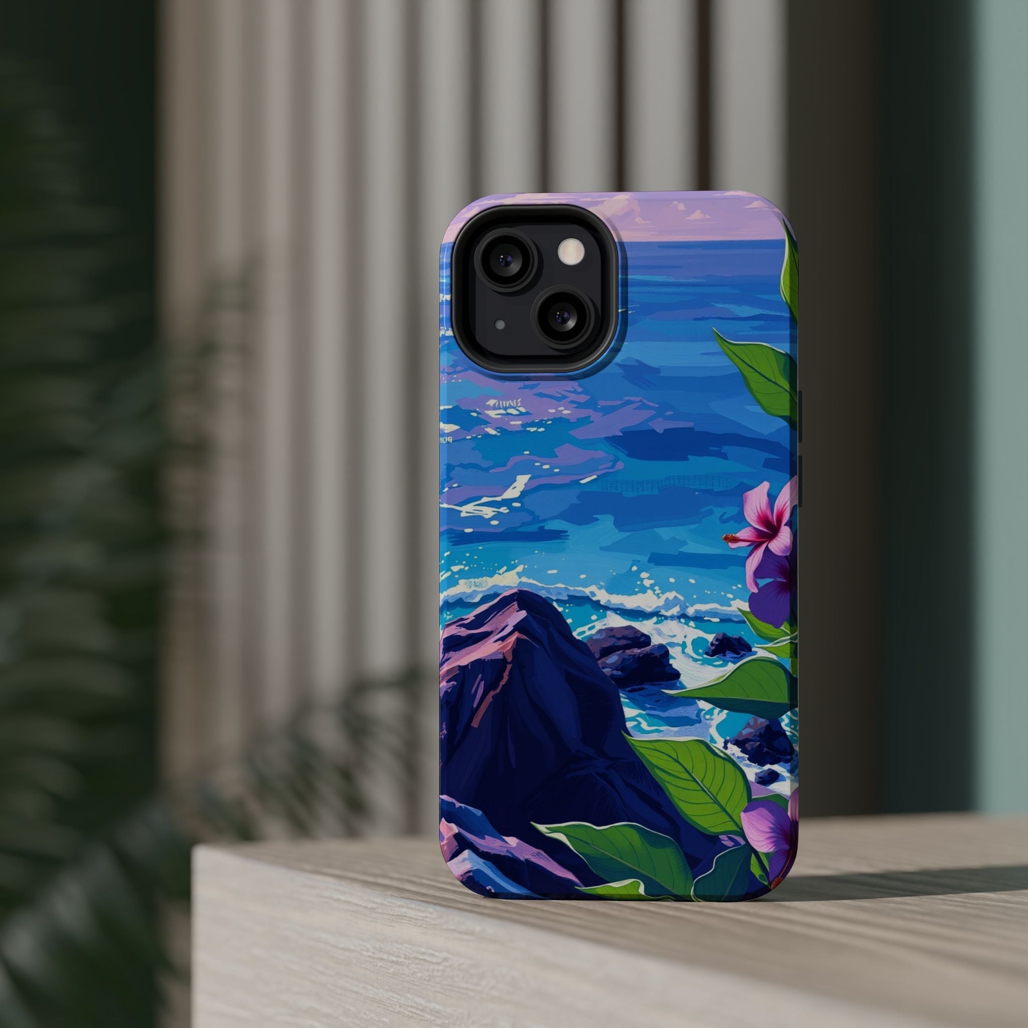 iPhone Hibiscus Coast Enchanted Art Slim Everyday Designer Case · iPhone Case