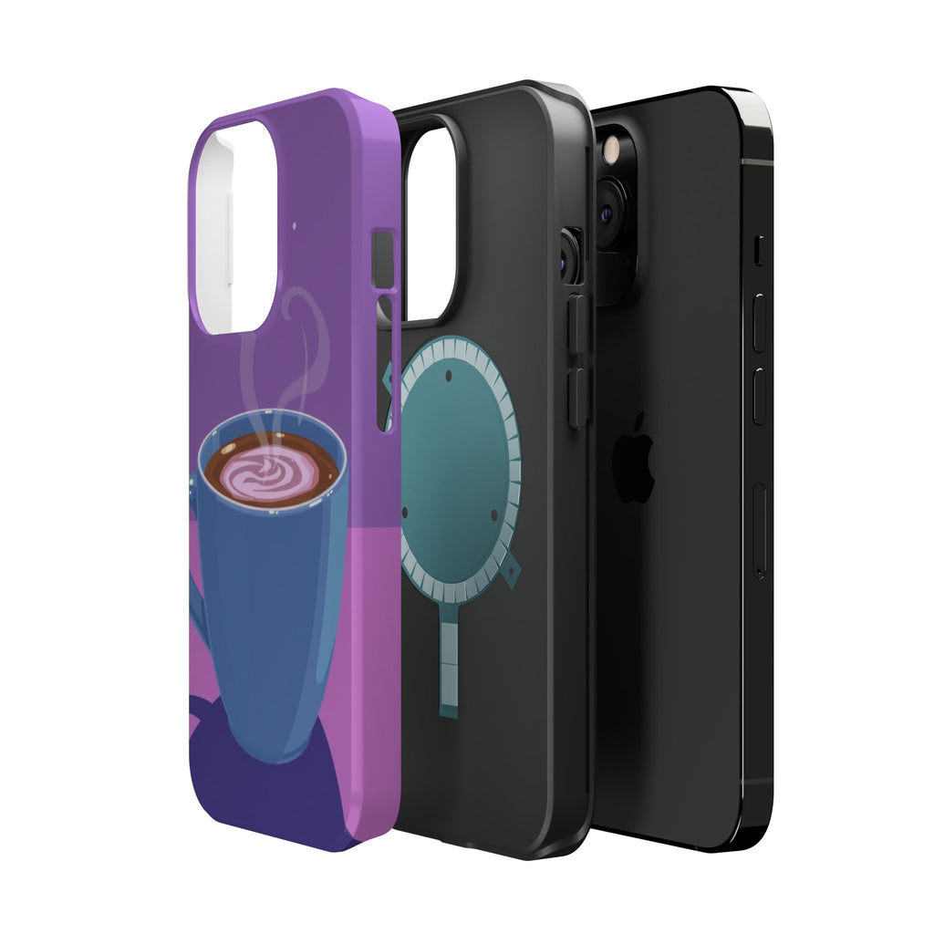 iPhone Emotional Support Coffee Pixel Art -Bit Soft Finish Everyday Case · iPhon