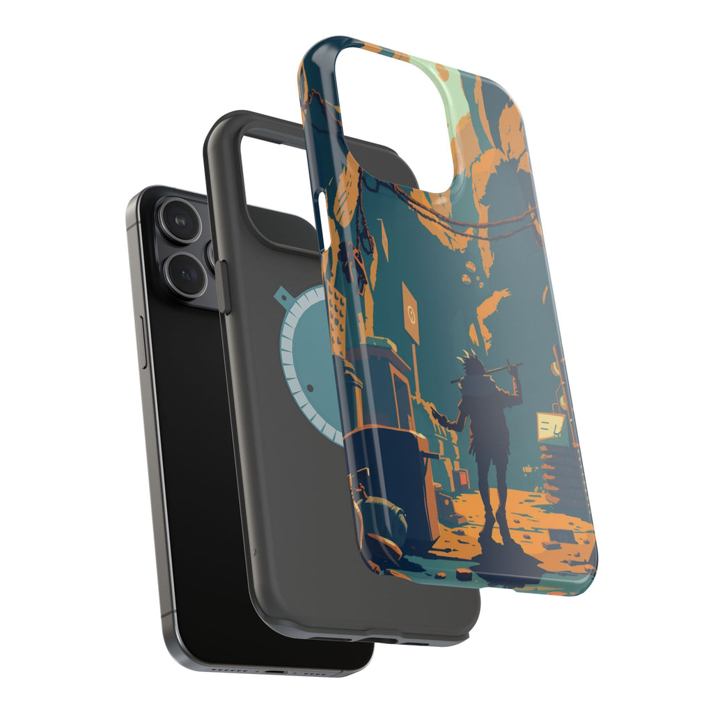 iPhone Mustard And Rust Unhinged in a Cute Way Soft Finish Everyday Case · iPhon
