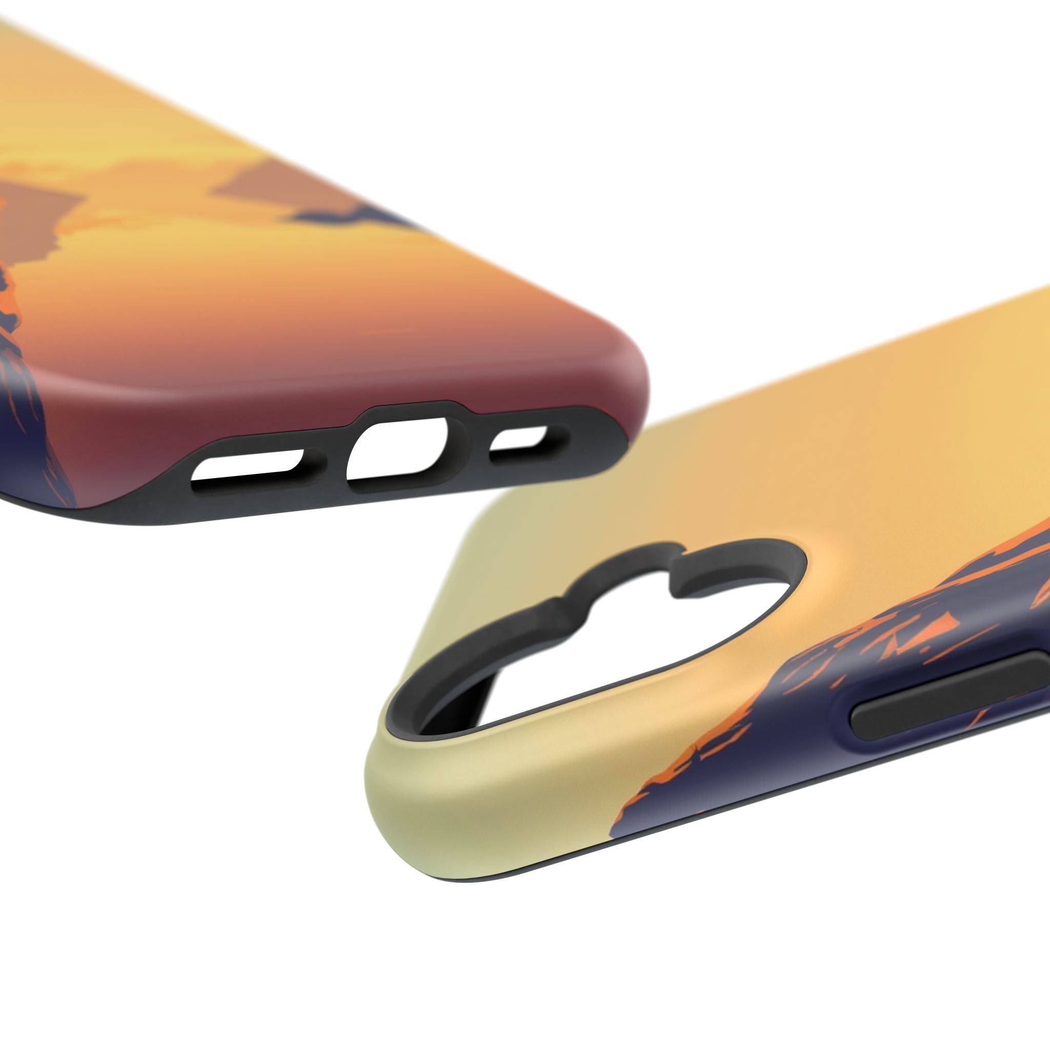 iPhone Fjord Reflection Pop Art Bold Slim Everyday Designer Case · iPhone Case