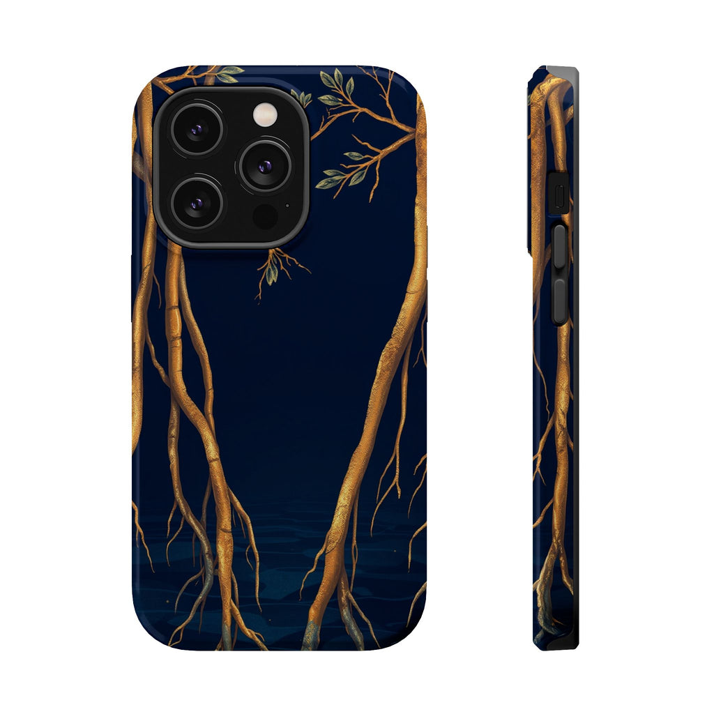 iPhone Mangrove Roots Electric Art Bold Modern Everyday Snap Case · iPhone Case