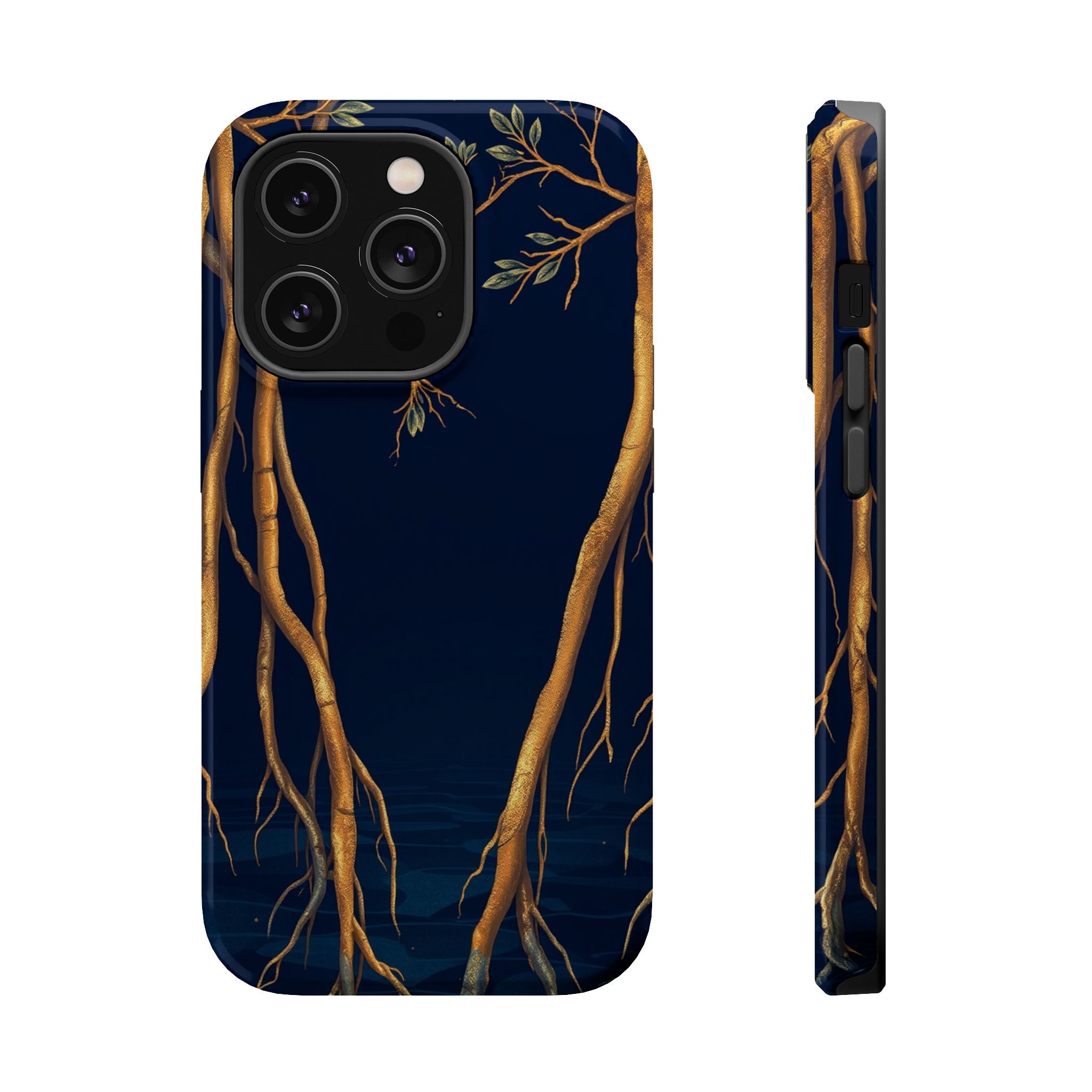 iPhone Mangrove Roots Electric Art Bold Modern Everyday Snap Case · iPhone Case