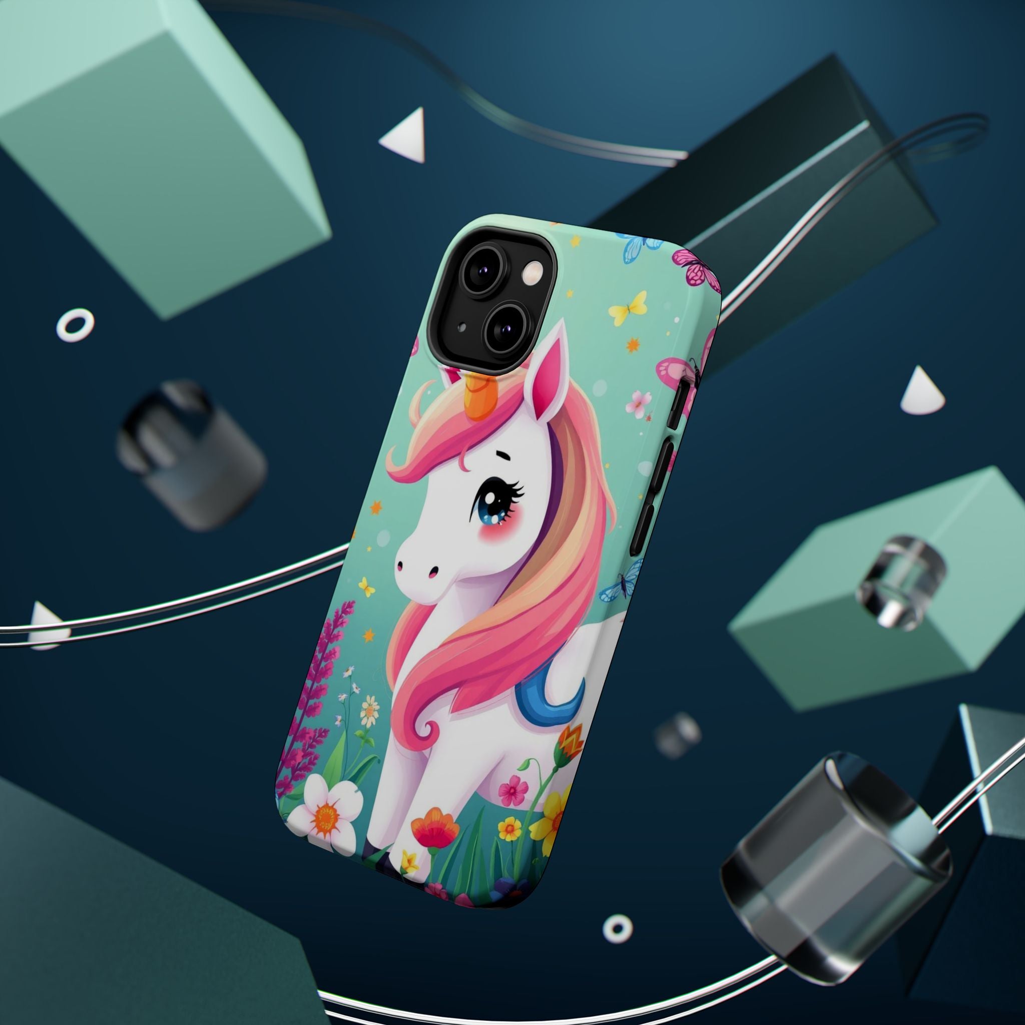 iPhone Dragonfly Unicorn Kids Fun iPhone Phone Case Gift Clean Minimal · iPhone