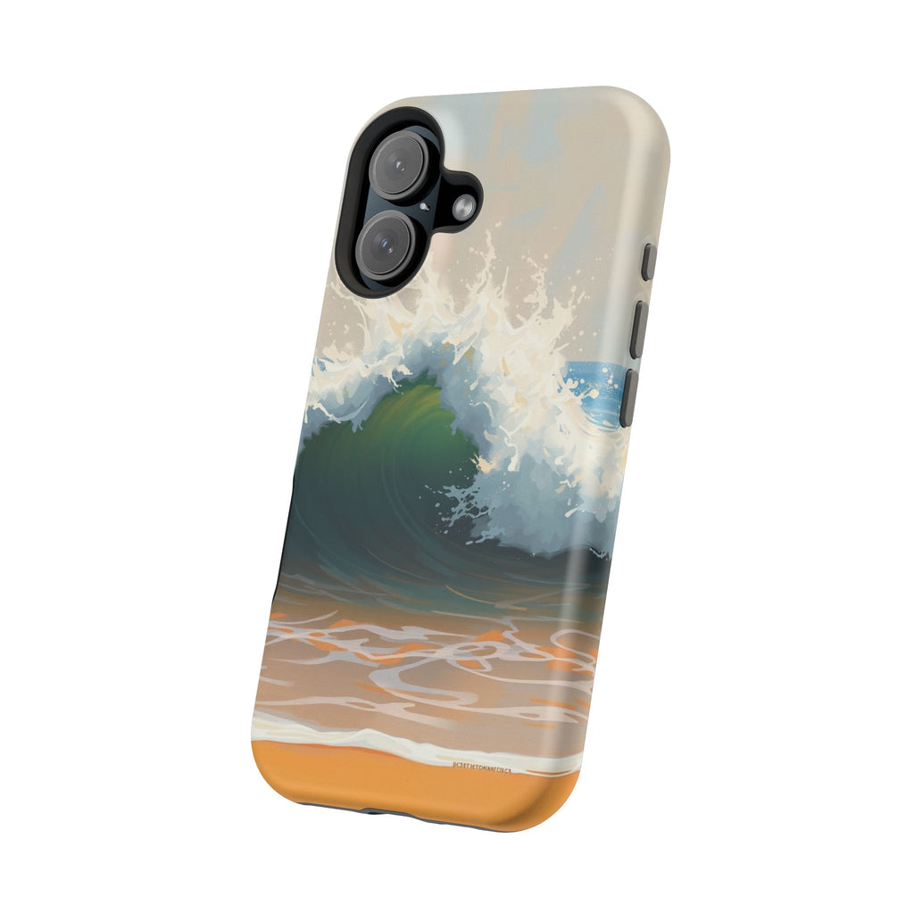 iPhone Radiant Ocean Wave Crash Design Slim Everyday Designer Case · iPhone Case