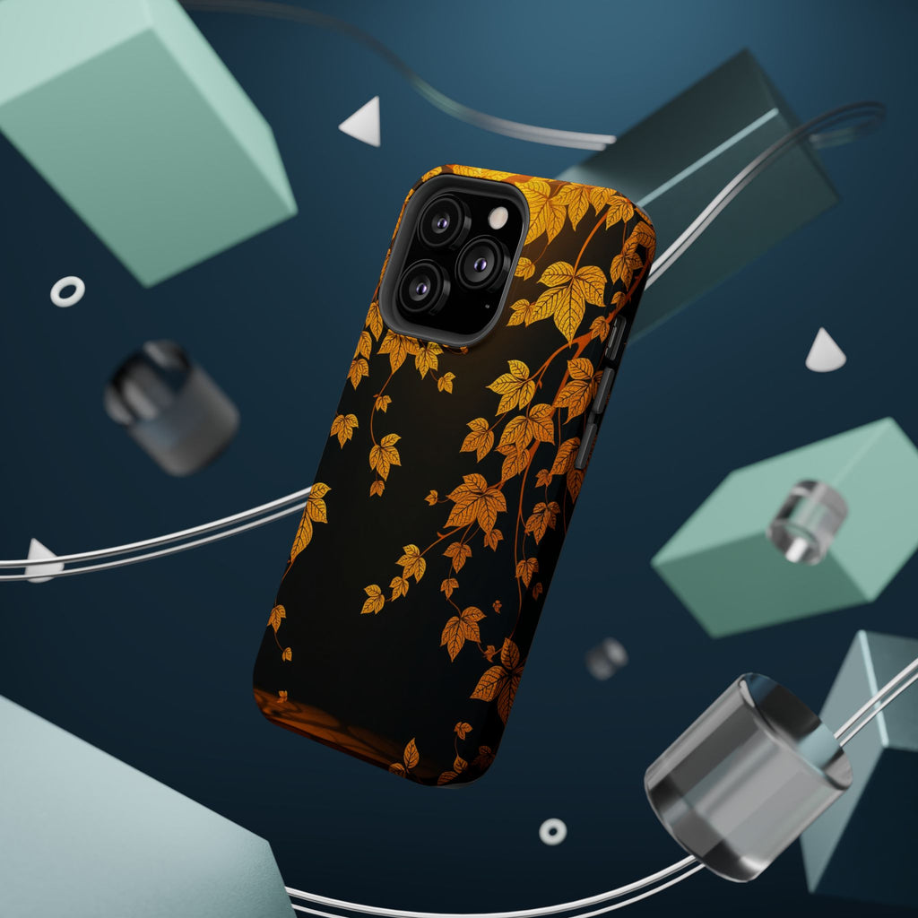 iPhone Mustard And Rust Art Nouveau Vine Slim Everyday iPhone 14 · iPhone Case