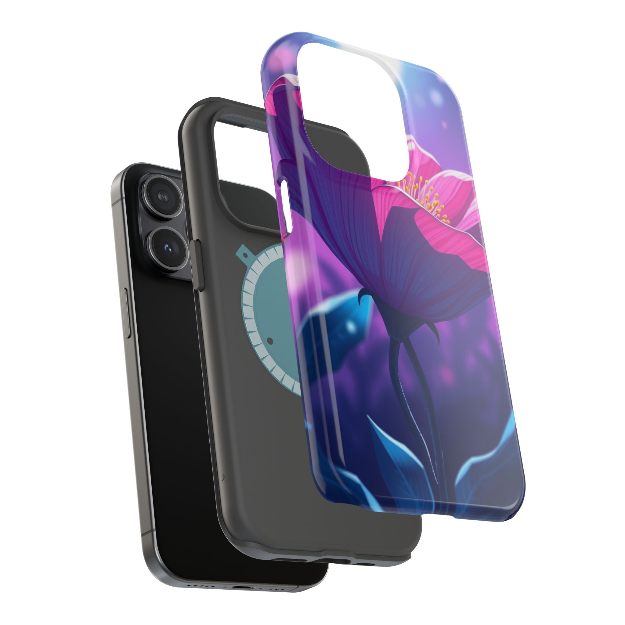 iPhone Night Bloomer Pastel Kawaii Bold Modern Everyday Snap Case · iPhone Case