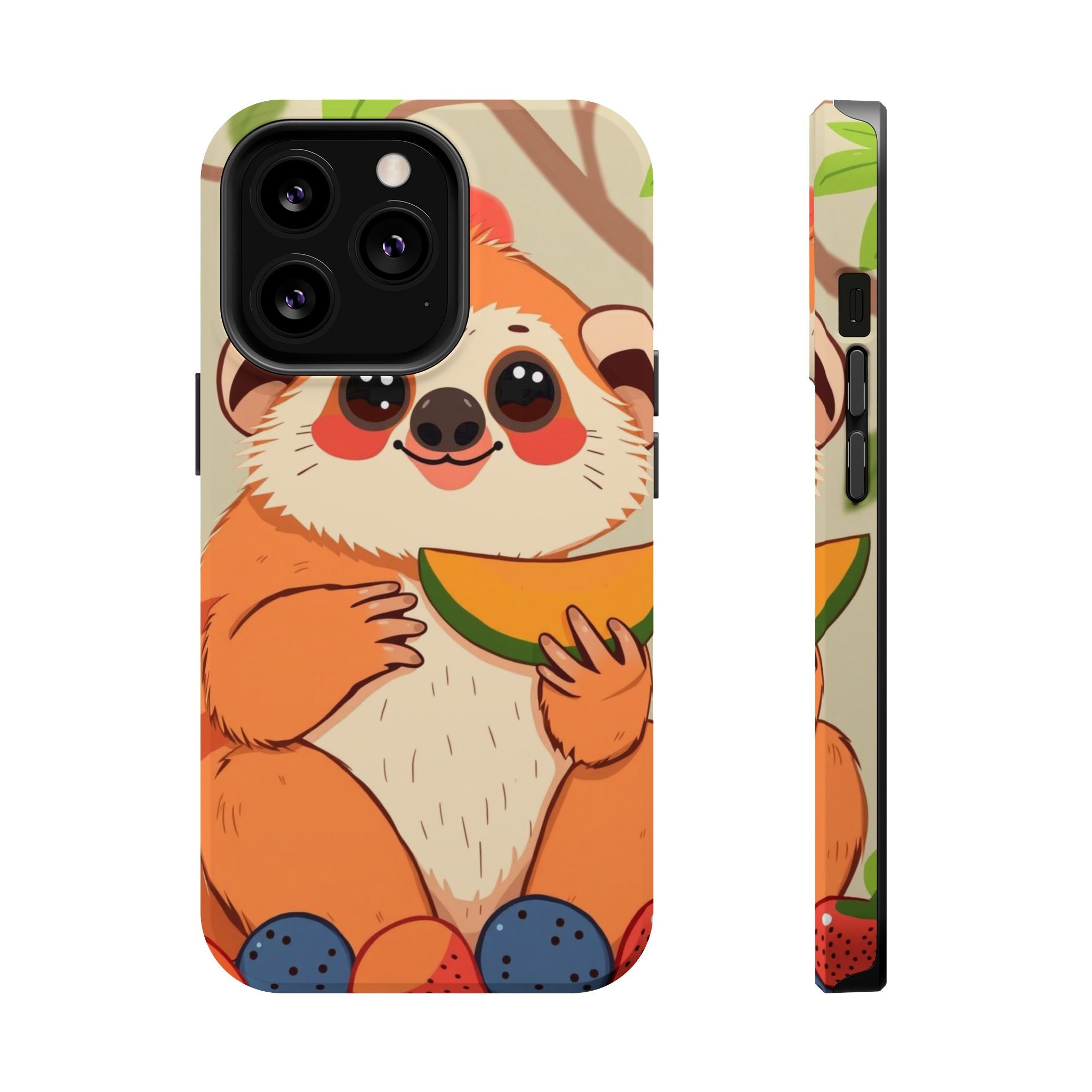 iPhone Slow Loris with Fruit Kids Fun iPhone Phone Case Gift Slim · iPhone Case