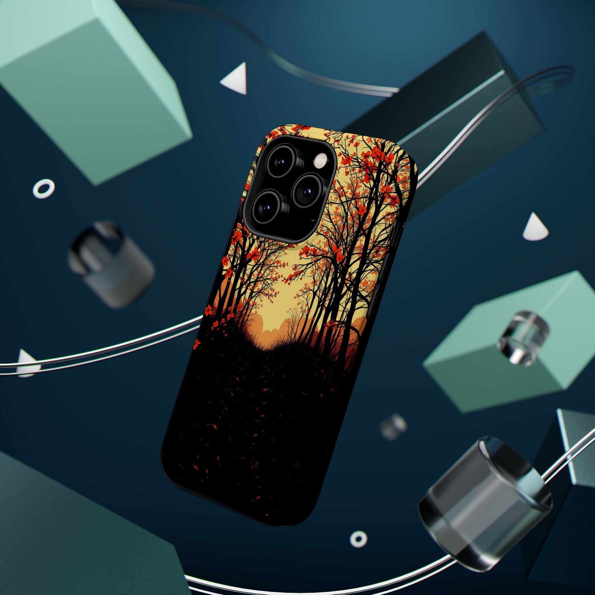 iPhone Dreamy Blossom Trail Design Bold Modern Everyday Snap Case · iPhone Case