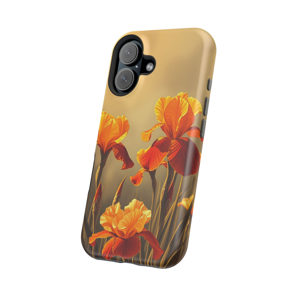iPhone Iris Garden Gold Foil Luxury Slim Everyday Designer Case · iPhone Case