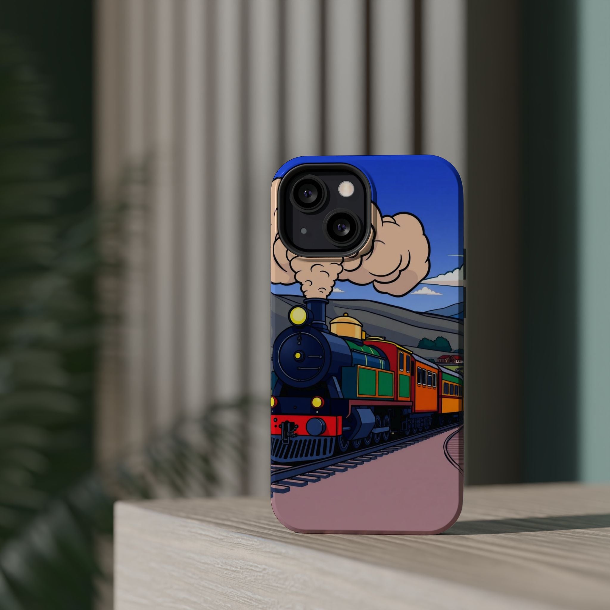iPhone Steam Locomotive Puff Kids Fun iPhone Phone Case Gift Slim · iPhone Case