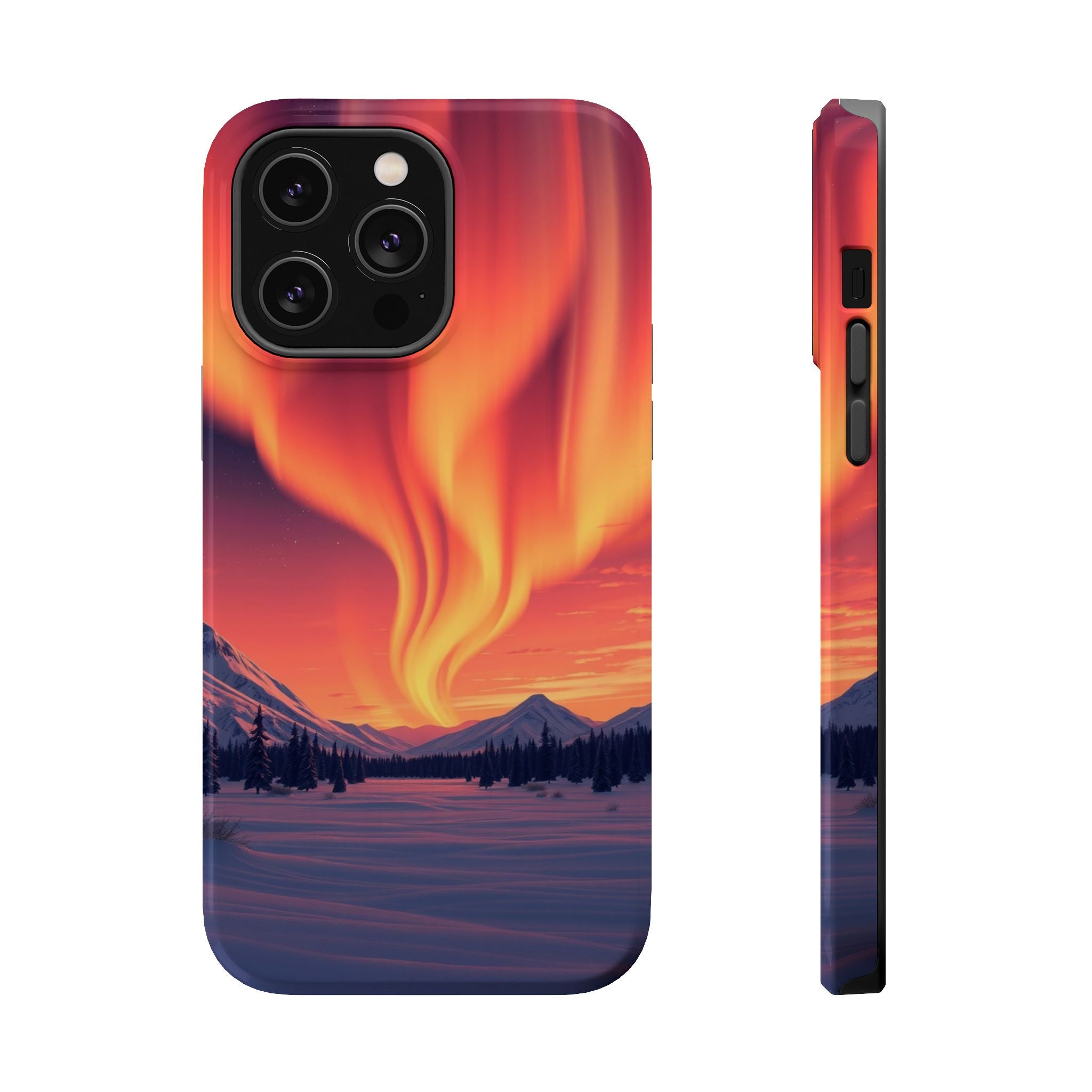 iPhone Sunset Amber And Peach Northern Lights Slim iPhone Everyday · iPhone Case