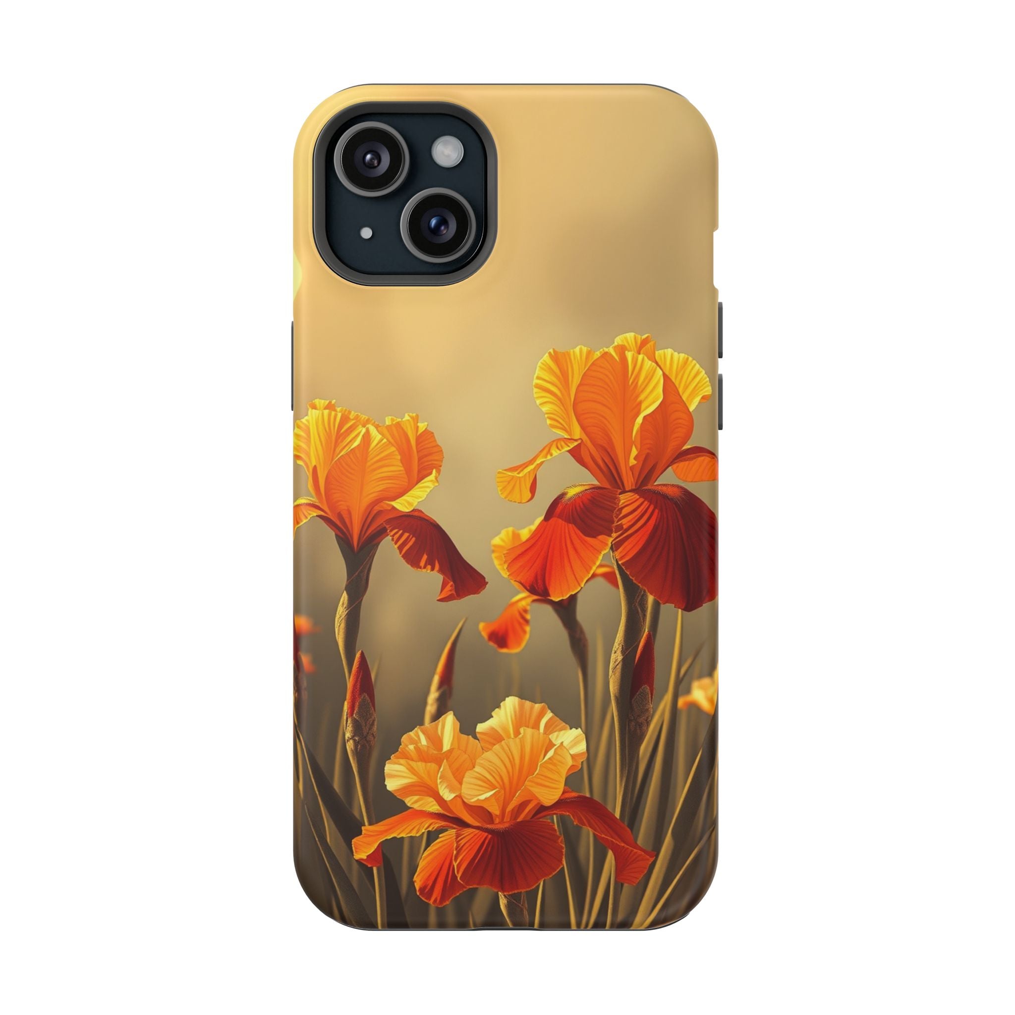 iPhone Iris Garden Gold Foil Luxury Slim Everyday Designer Case · iPhone Case