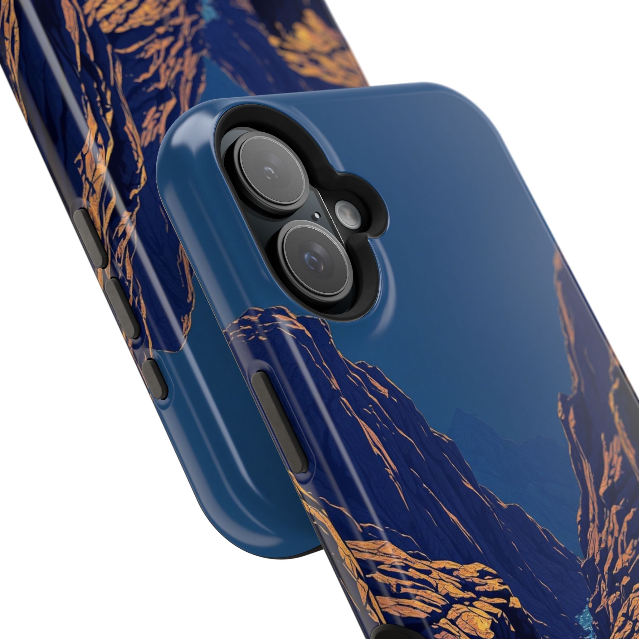 iPhone Indigo And Violet Rocky Coastline Slim Everyday iPhone Designer · iPhone