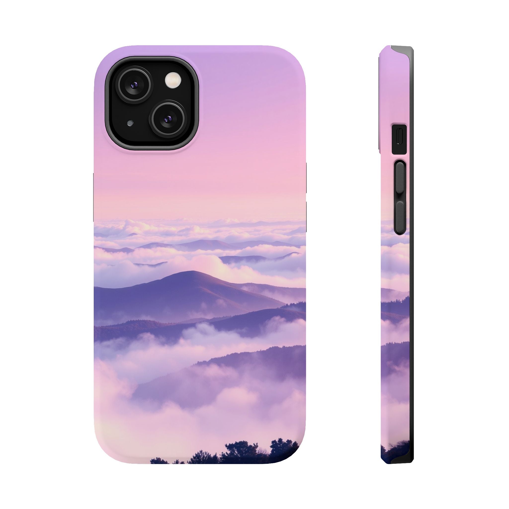 iPhone Fog Rolling Over Hills Electric Art Slim iPhone Everyday · iPhone Case