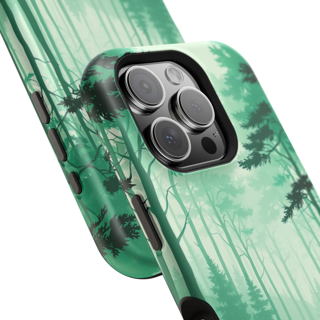 iPhone Earthy Misty Forest Path Design Slim Everyday Designer Case · iPhone Case