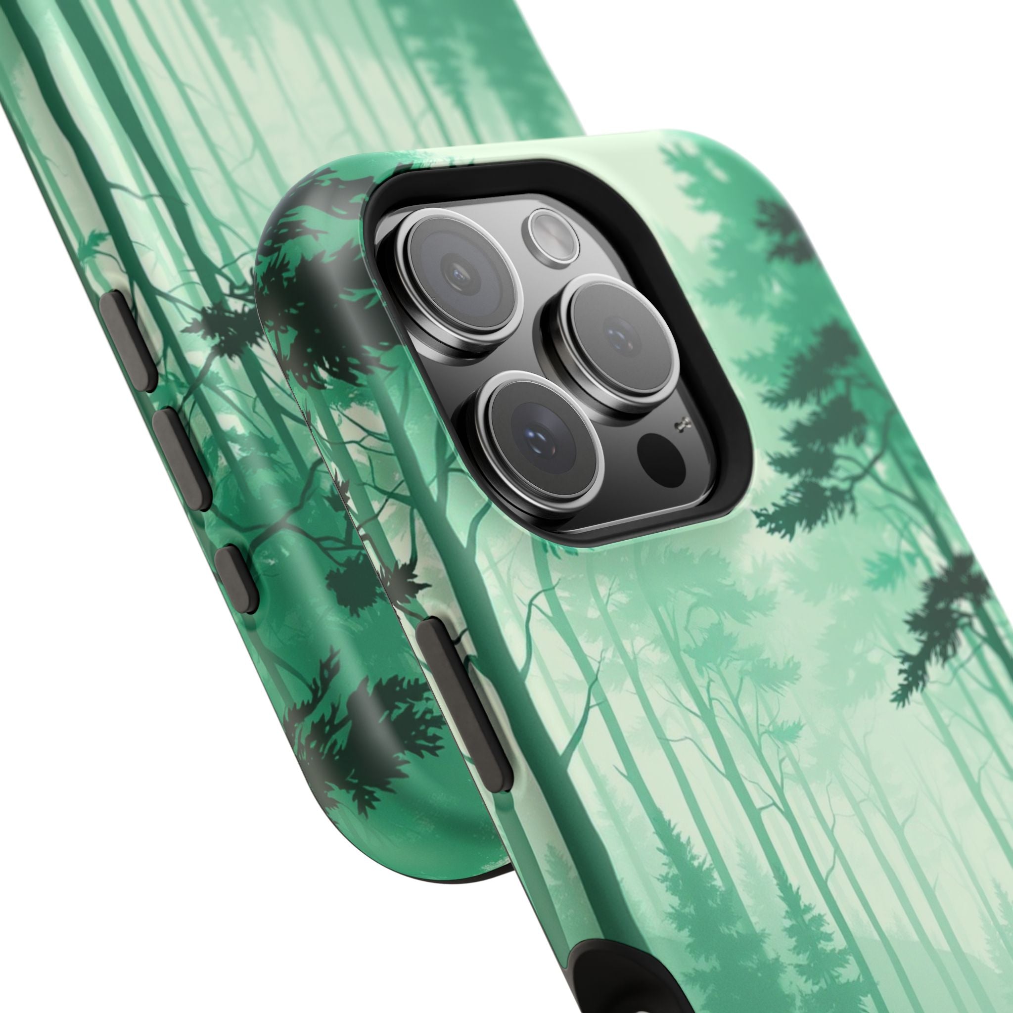 iPhone Earthy Misty Forest Path Design Slim Everyday Designer Case · iPhone Case