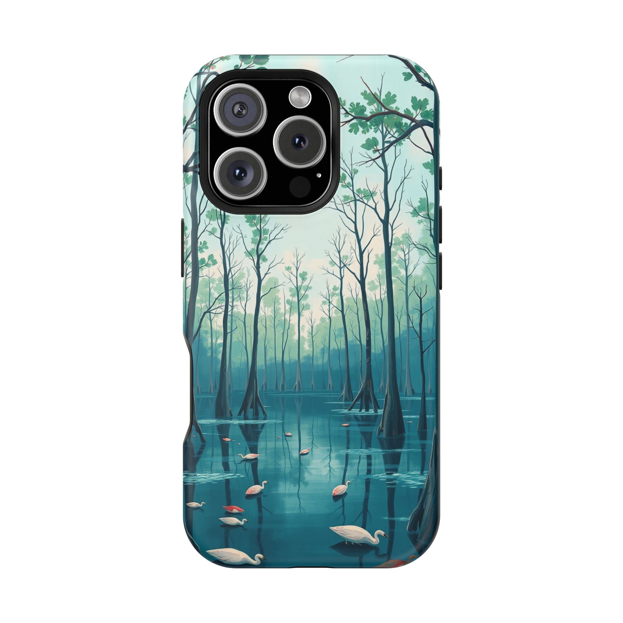 iPhone Cypress Swamp Electric Art Bold Modern Everyday Snap Case · iPhone Case
