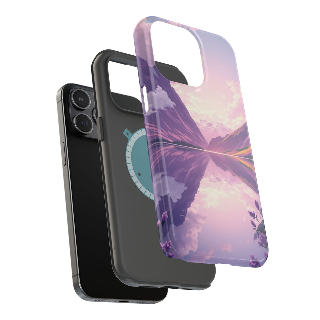 iPhone Lavender And Pearl Fjord Reflection Slim iPhone Everyday · iPhone Case