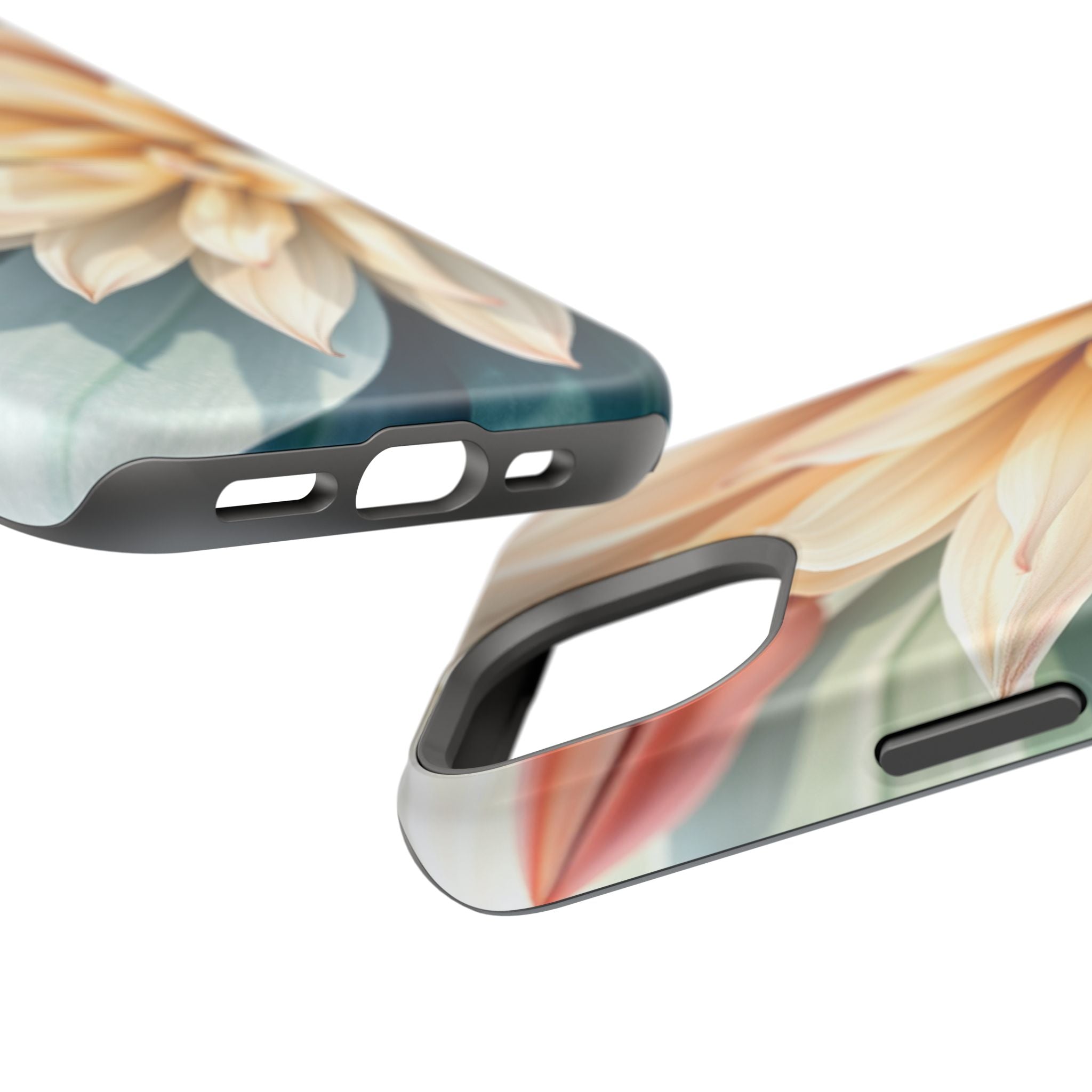 iPhone Neon Floral Radiant Design Clean Minimal Snap Case · iPhone Case