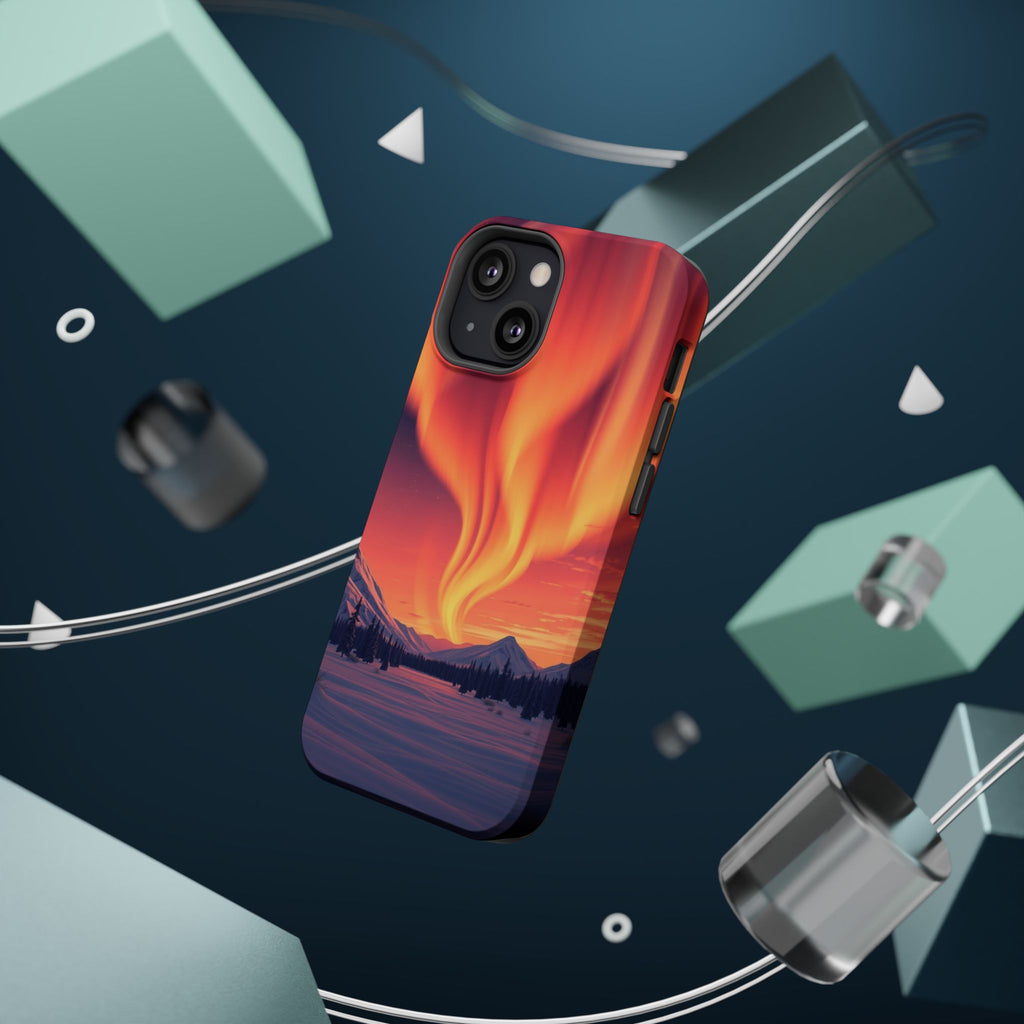 iPhone Sunset Amber And Peach Northern Lights Slim iPhone Everyday · iPhone Case