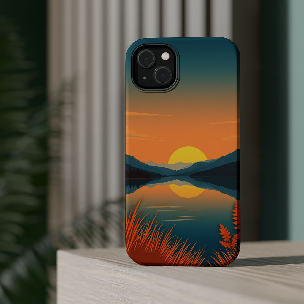 iPhone Lake at Twilight Cinematic Art Slim Everyday Designer Case · iPhone Case