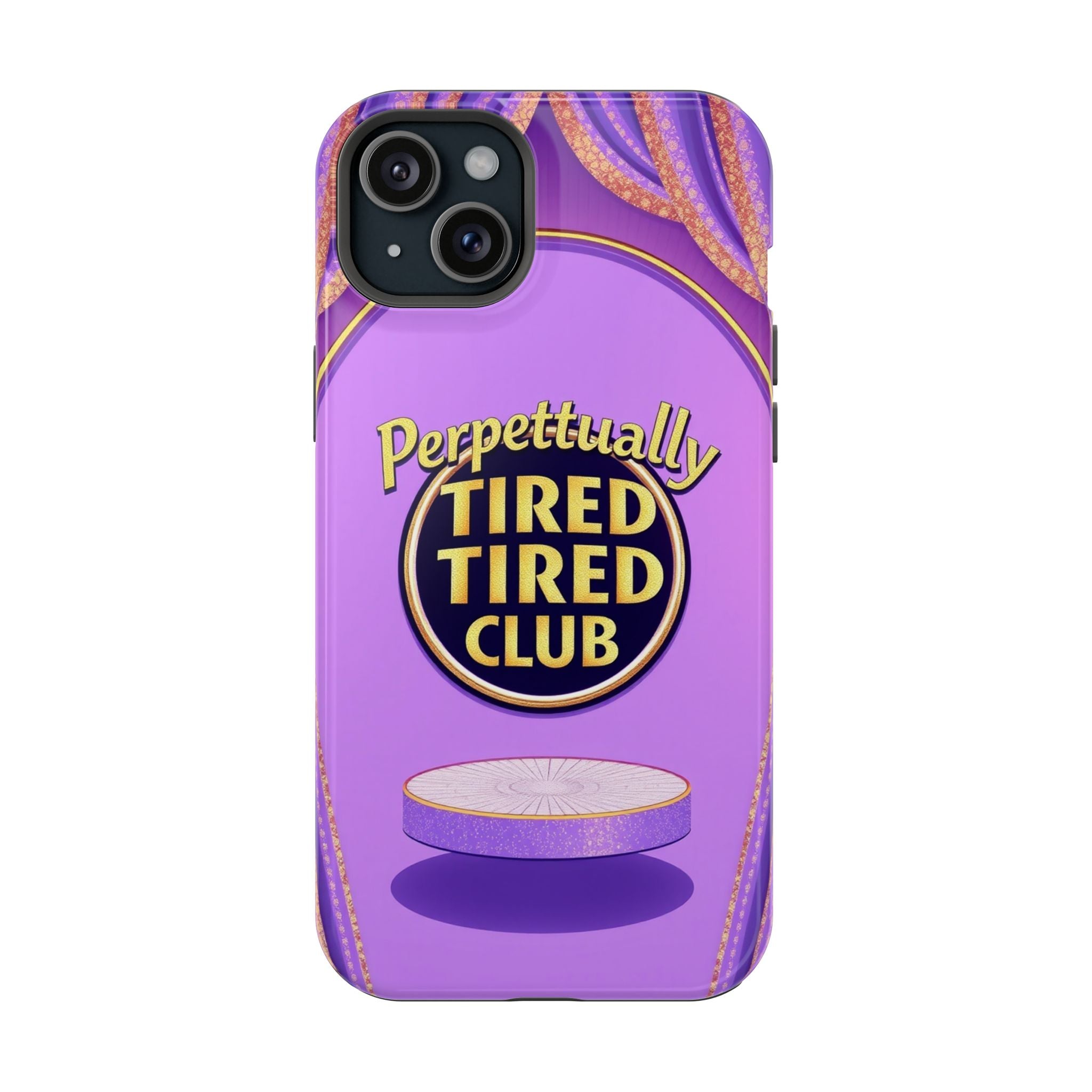 iPhone Perpetually Tired Club Bold Art Slim Everyday Designer Case · iPhone Case