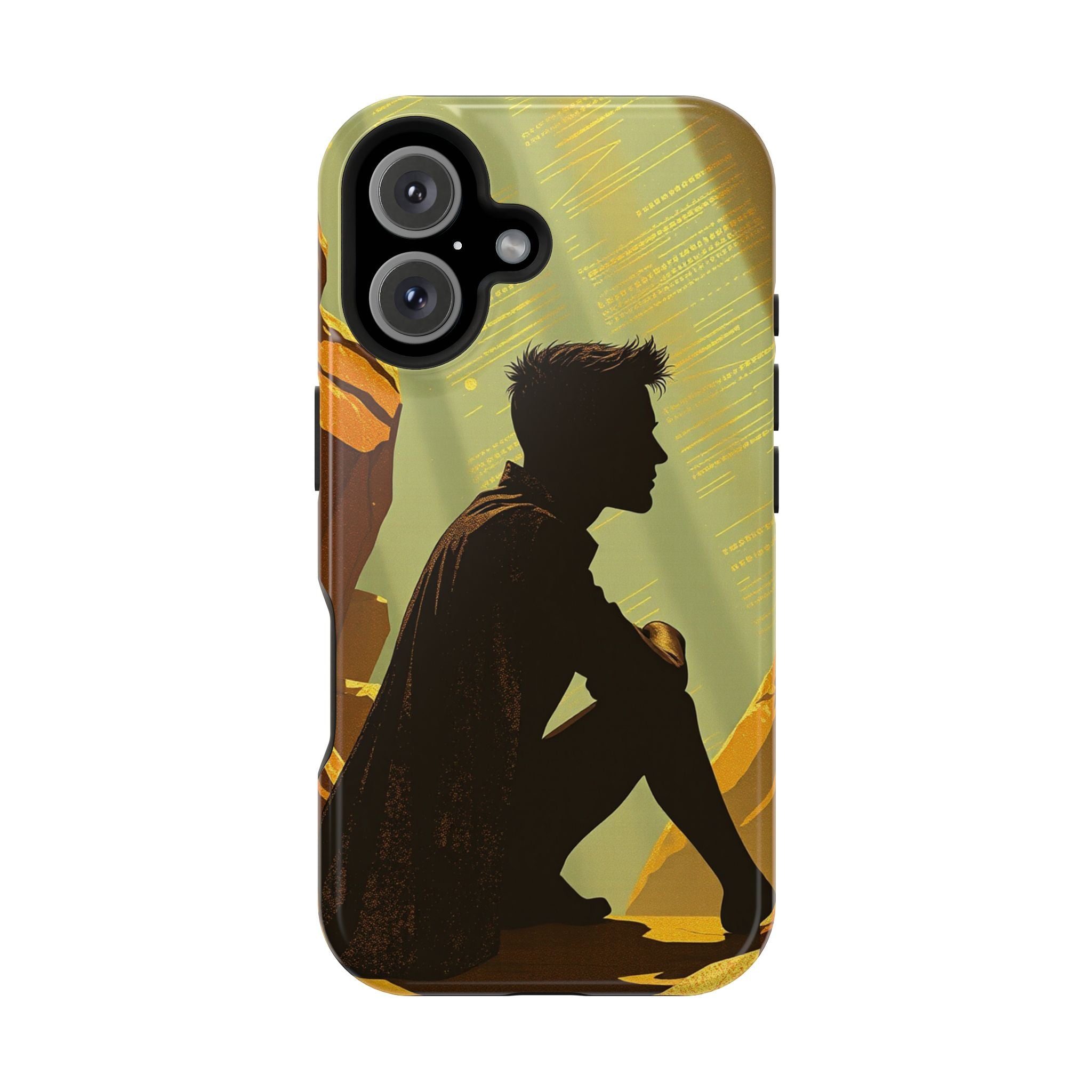 iPhone Mustard And Rust Overthinking Again Slim Everyday Designer Case · iPhone