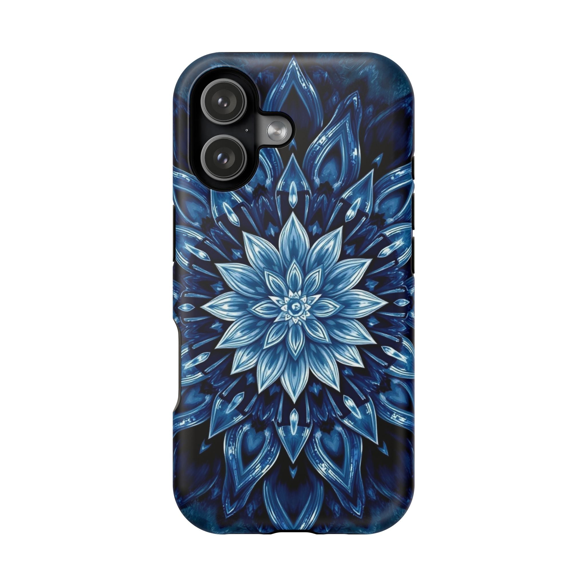 iPhone Floral Mandala Electric Art Bold Modern Everyday Snap Case · iPhone Case