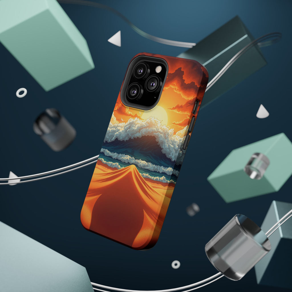 iPhone Storm at Sea Holographic Iridescent Slim iPhone Everyday · iPhone Case