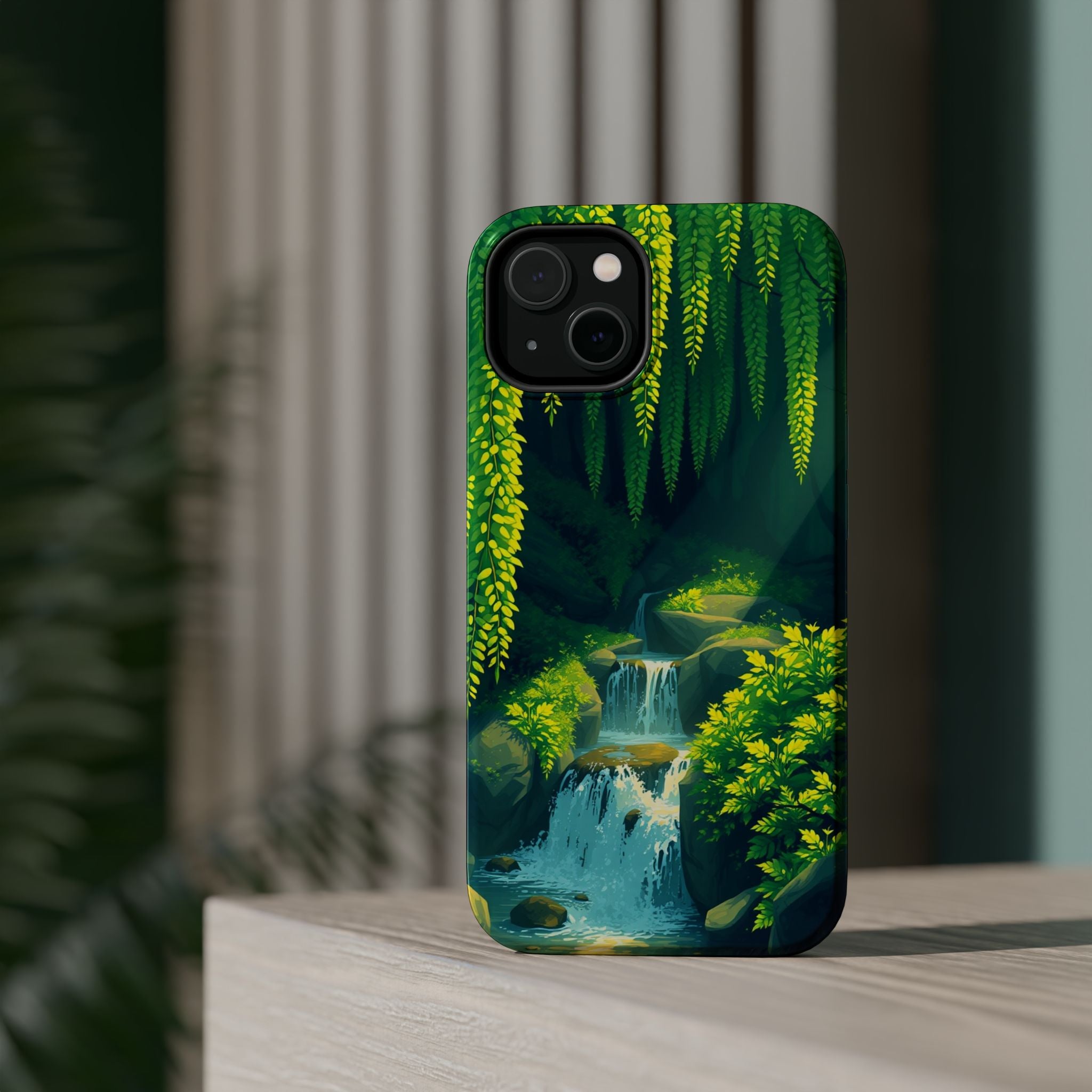 iPhone Earthy Wisteria Cascade Design Slim Everyday iPhone 13 Designer · iPhone