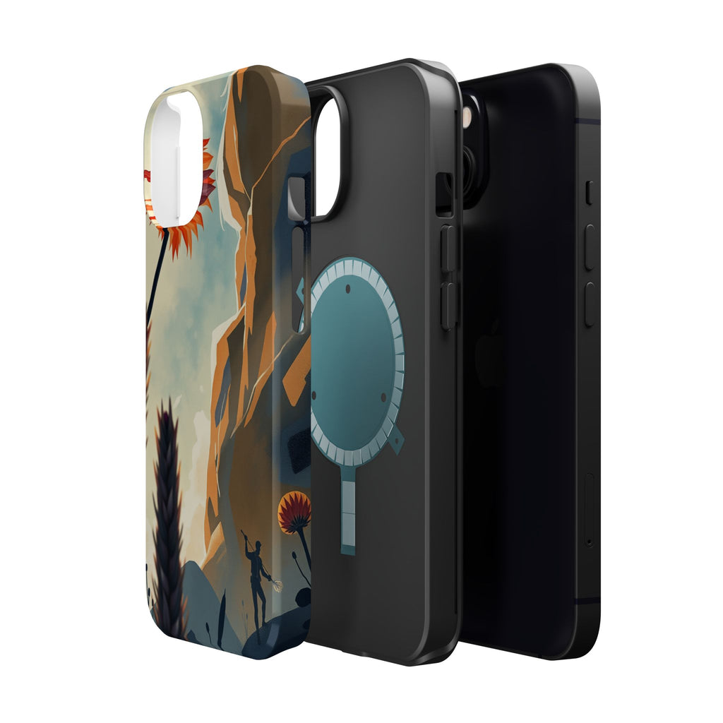 iPhone Bud Burst Vibrant Watercolor Artistic Everyday Cas Slim Snap Case · iPhon