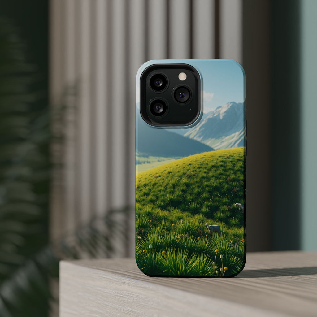 iPhone Vibrant Alpine Meadow Design Slim Everyday Designer Case · iPhone Case