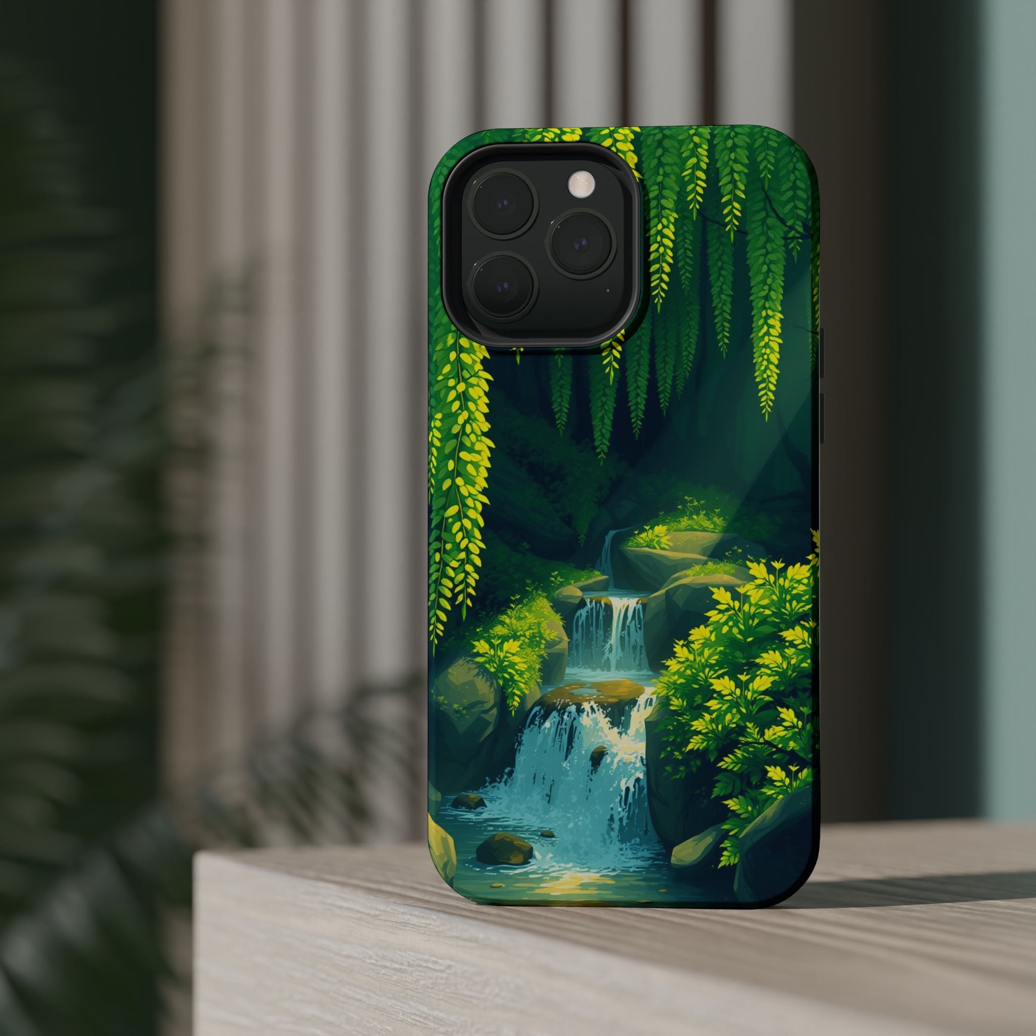 iPhone Earthy Wisteria Cascade Design Slim Everyday iPhone 13 Designer · iPhone