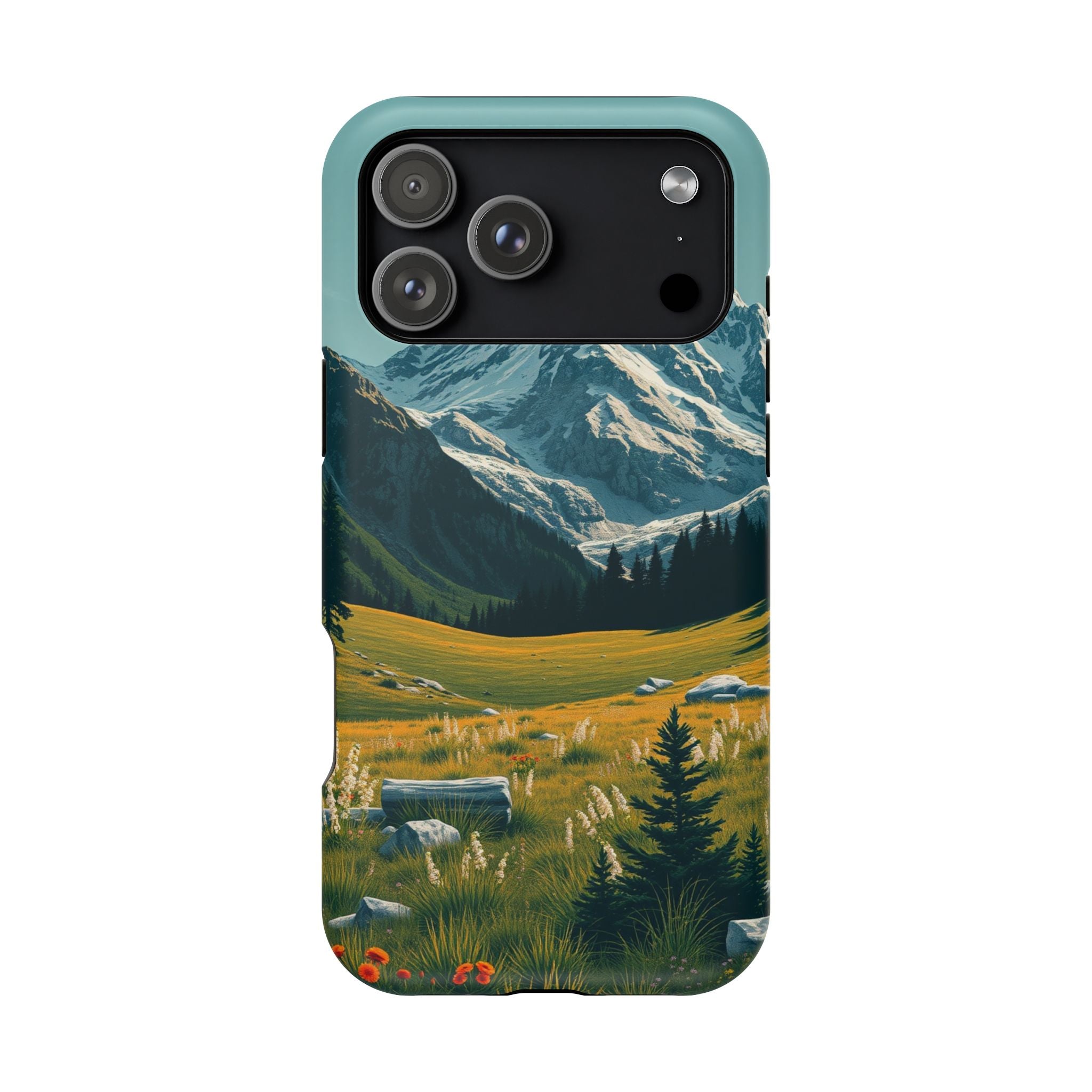 iPhone Alpine Meadow Bold Art 19 Bold Modern Everyday Snap Case · iPhone Case